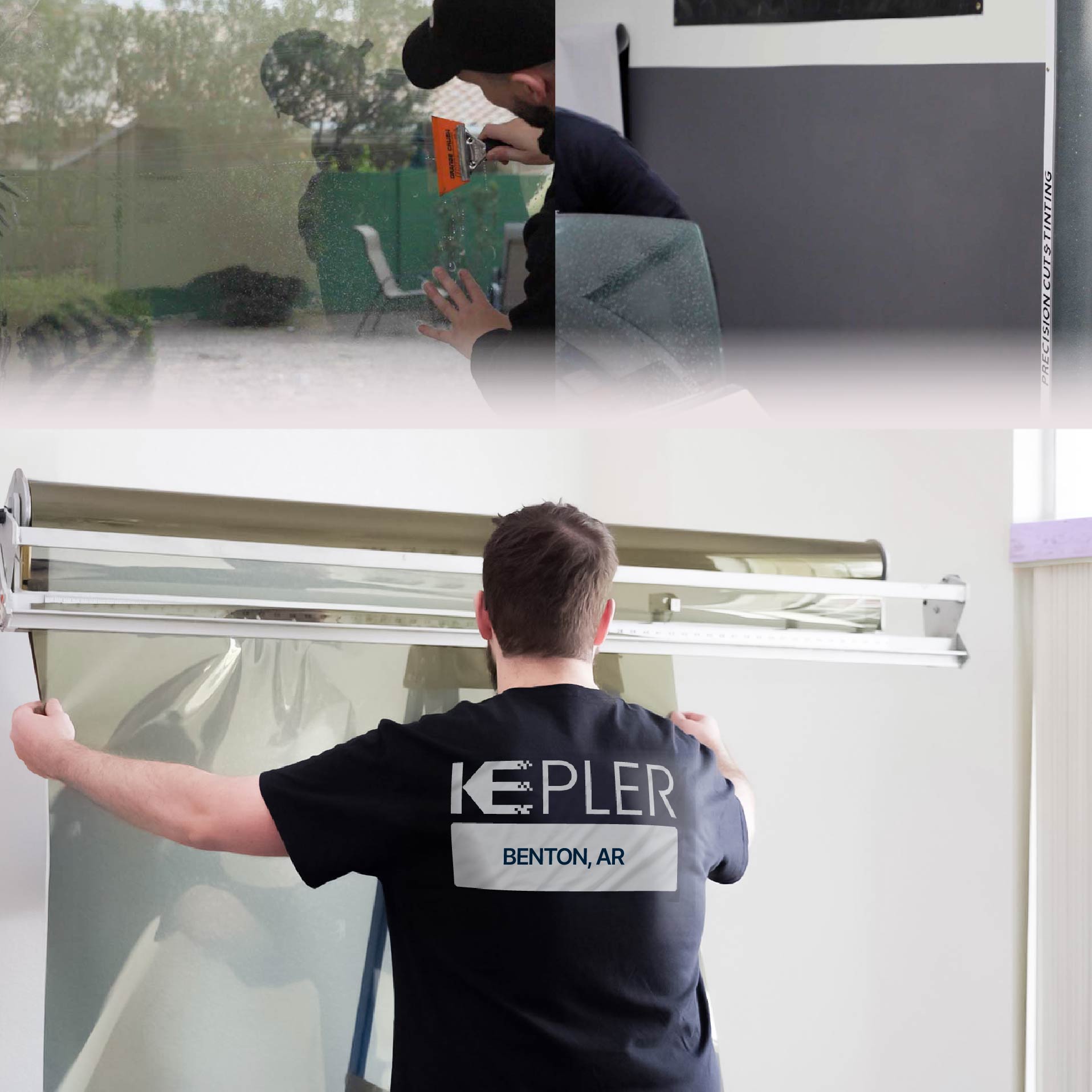 Kepler Specialist Installing Anti-Graffiti Film in Benton, Arkansas