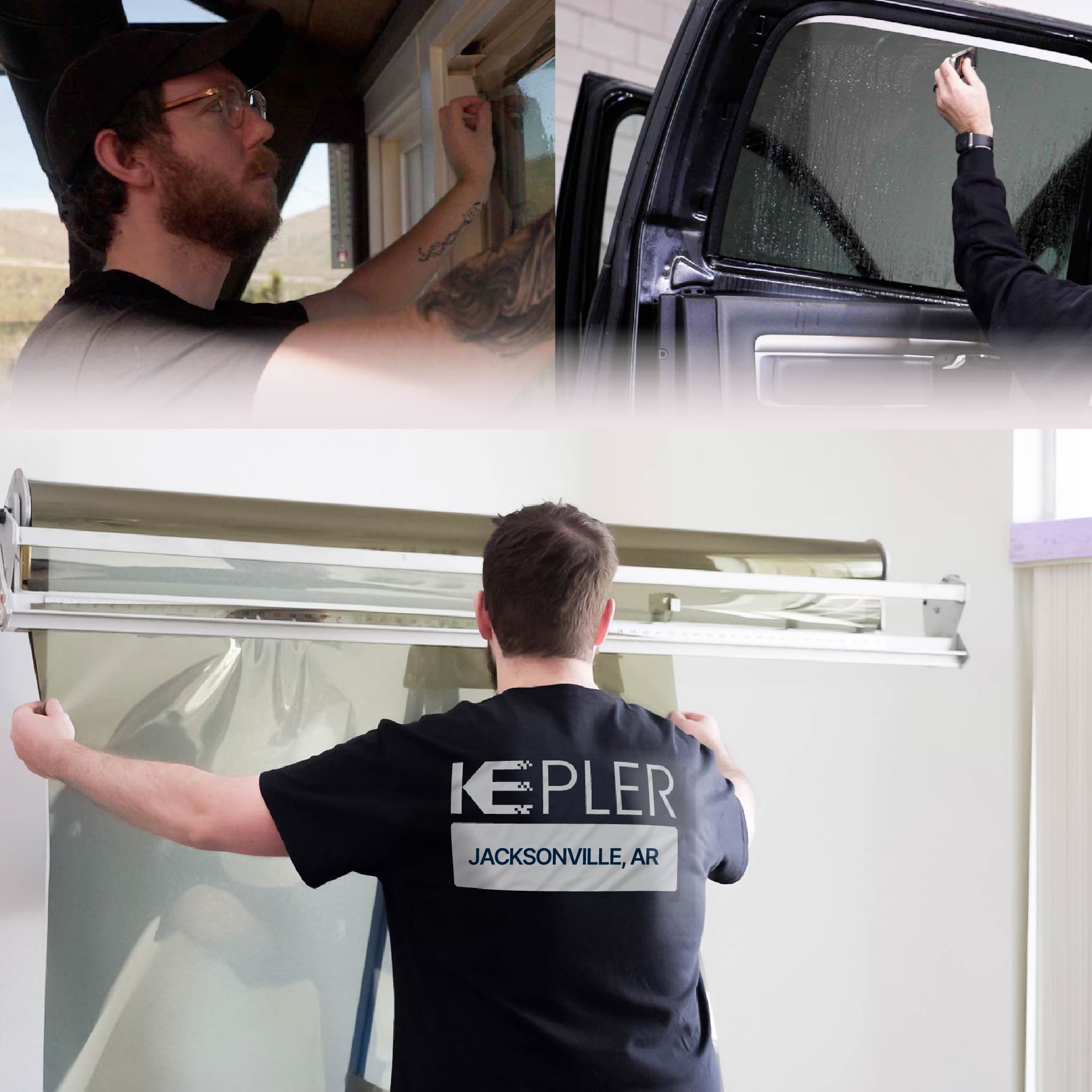Kepler Specialist Installing Anti-Graffiti Film in Jacksonville, Arkansas