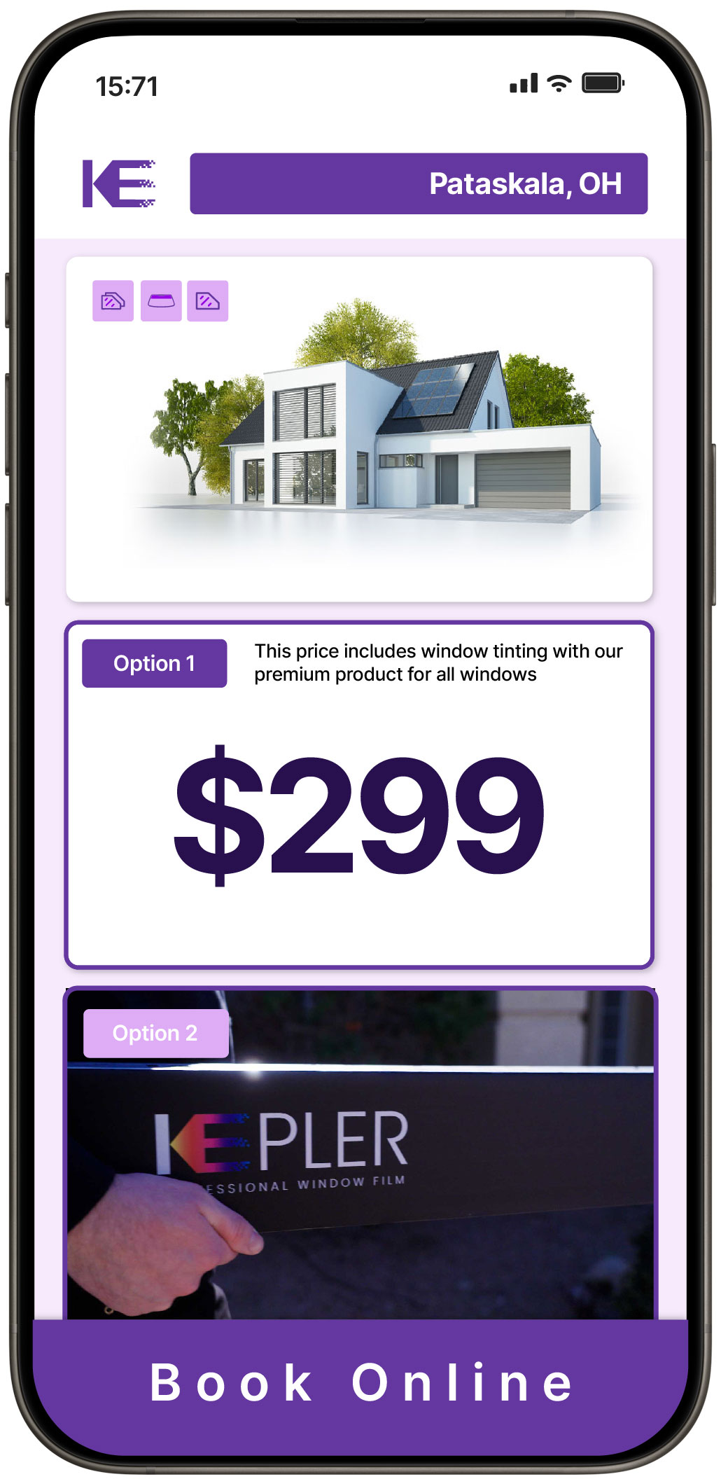 View Reasonable Home Window Tinting Costs in Pataskala, Ohio