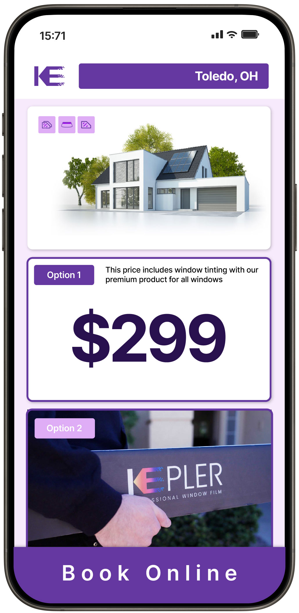 View Affordable Home Window Tinting Rates in Toledo, Ohio