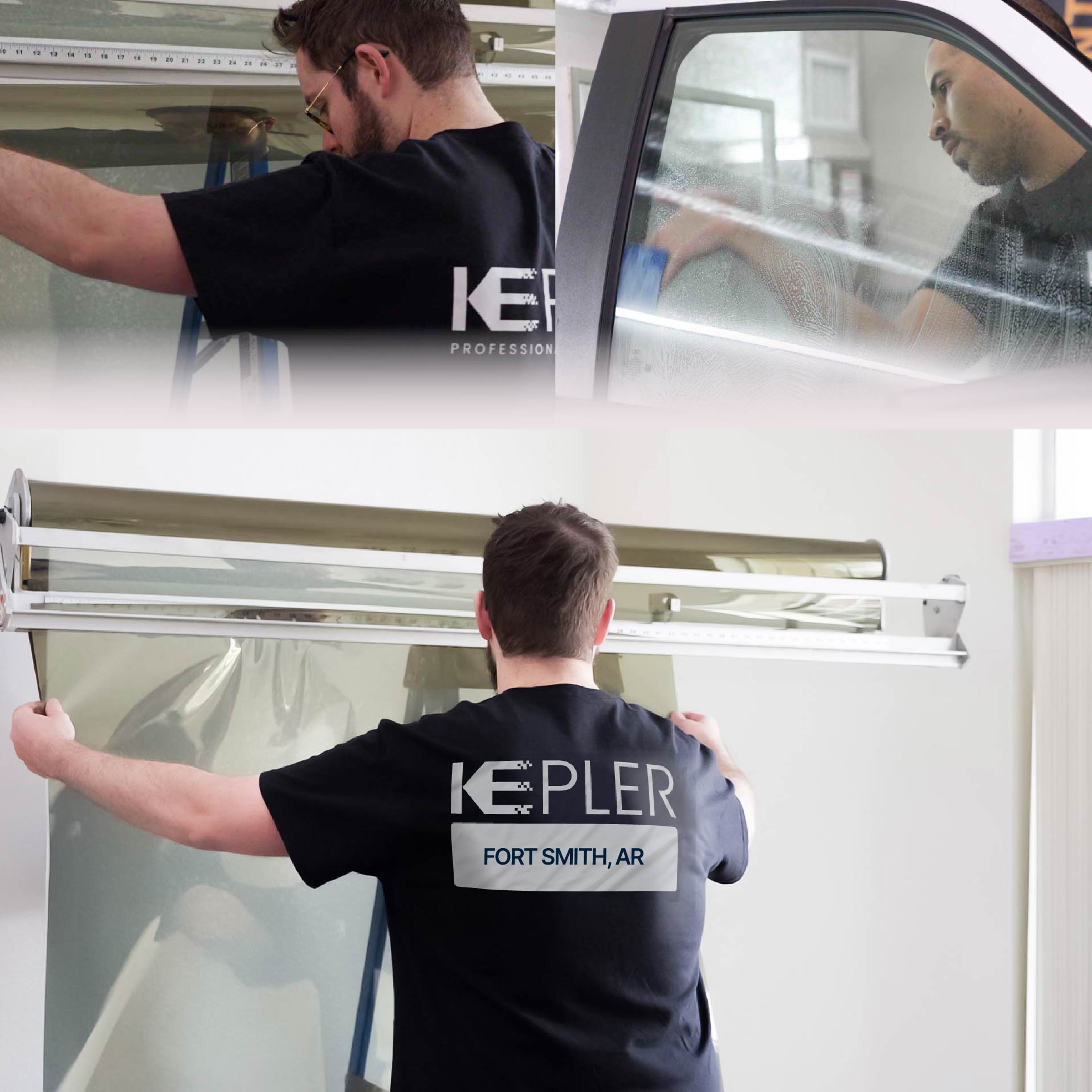 Kepler Specialist Installing Anti-Graffiti Film in Fort Smith, Arkansas