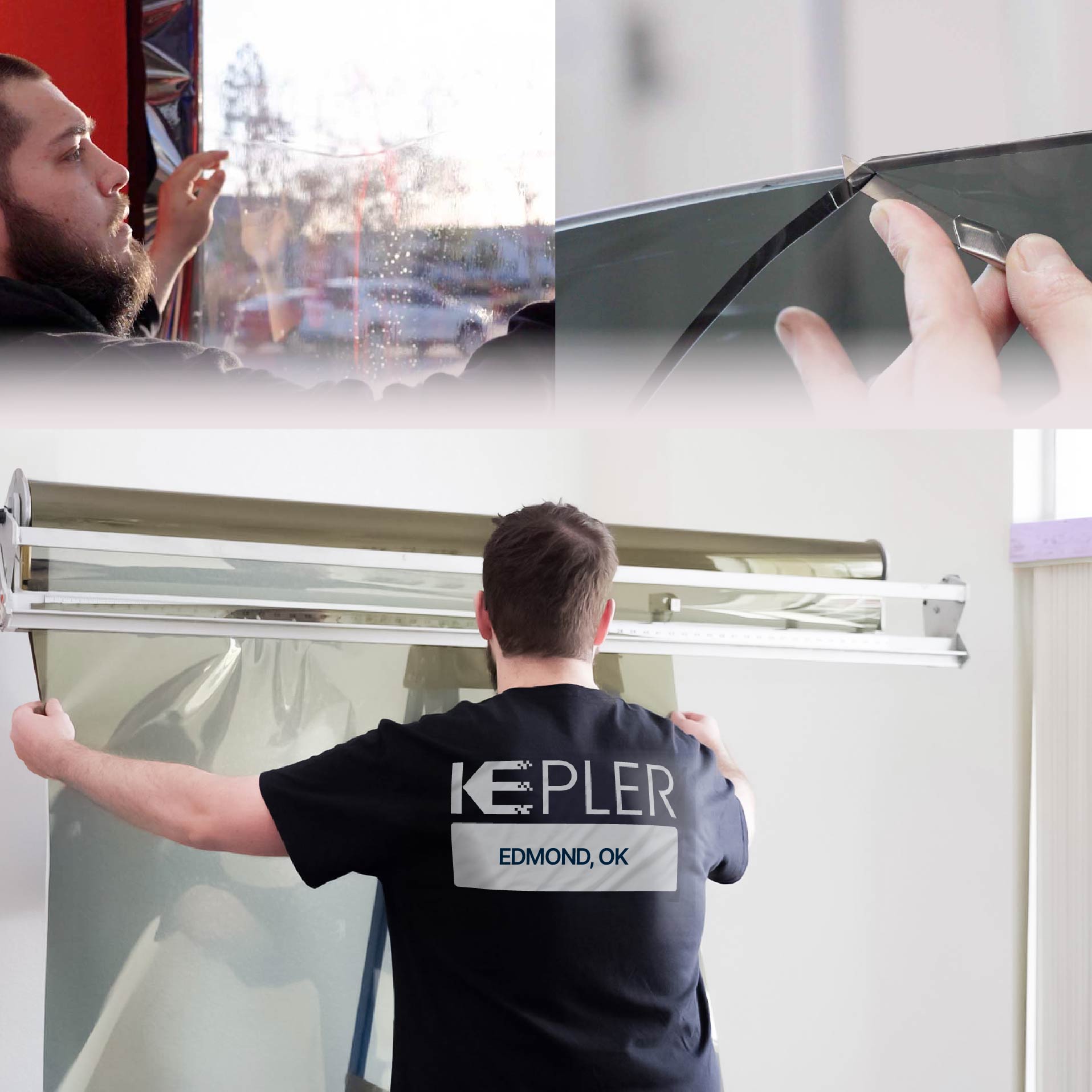 Kepler Specialist Installing Anti-Graffiti Film in Edmond, Oklahoma