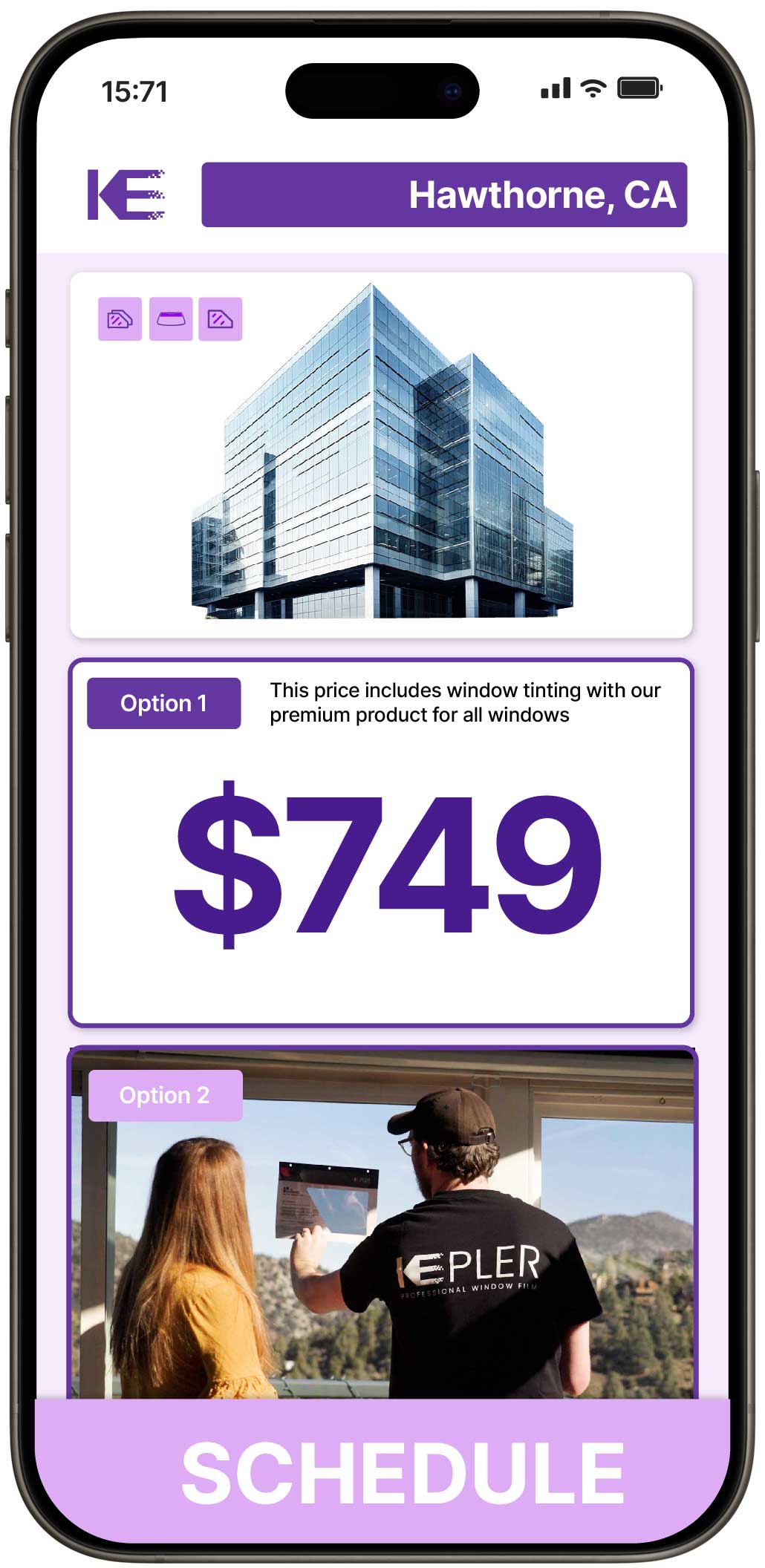 View Competitive Safety and Security Window Film Costs in Hawthorne, California
