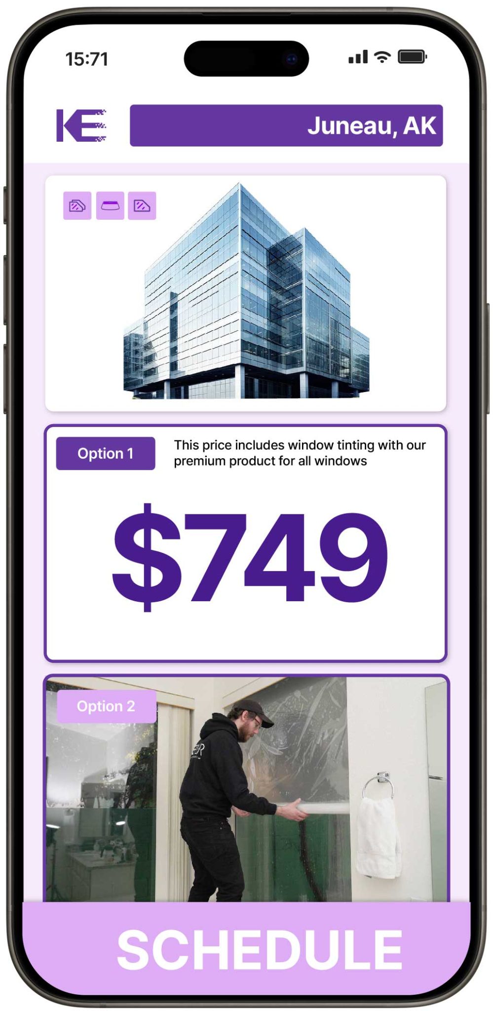 View Competitive Commercial Window Tinting Costs in Juneau, Alaska
