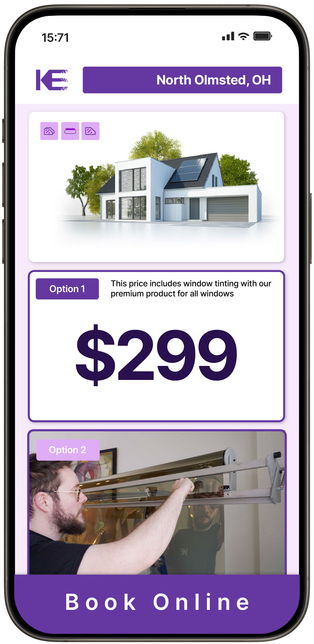 View Affordable Home Window Tinting Rates in North Olmsted, Ohio