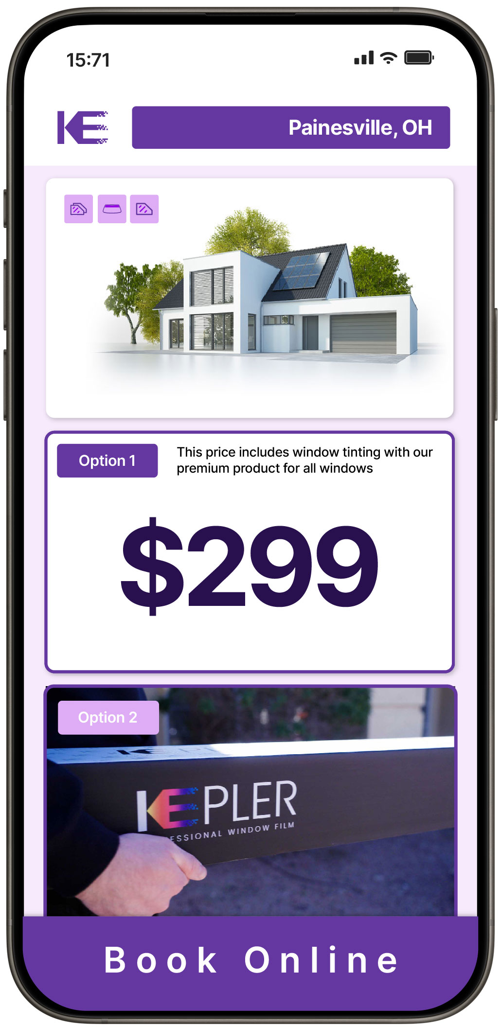 View Competitive Home Window Tinting Prices in Painesville, Ohio