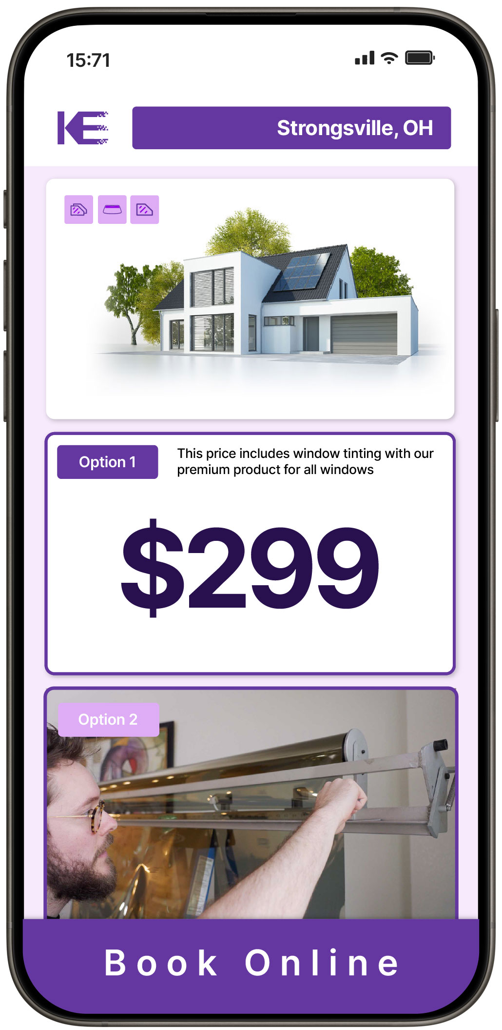 View Reasonable Home Window Tinting Prices in Strongsville, Ohio