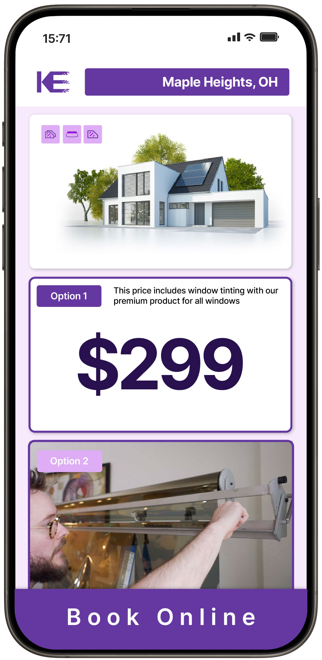 View Affordable Home Window Tinting Prices in Maple Heights, Ohio