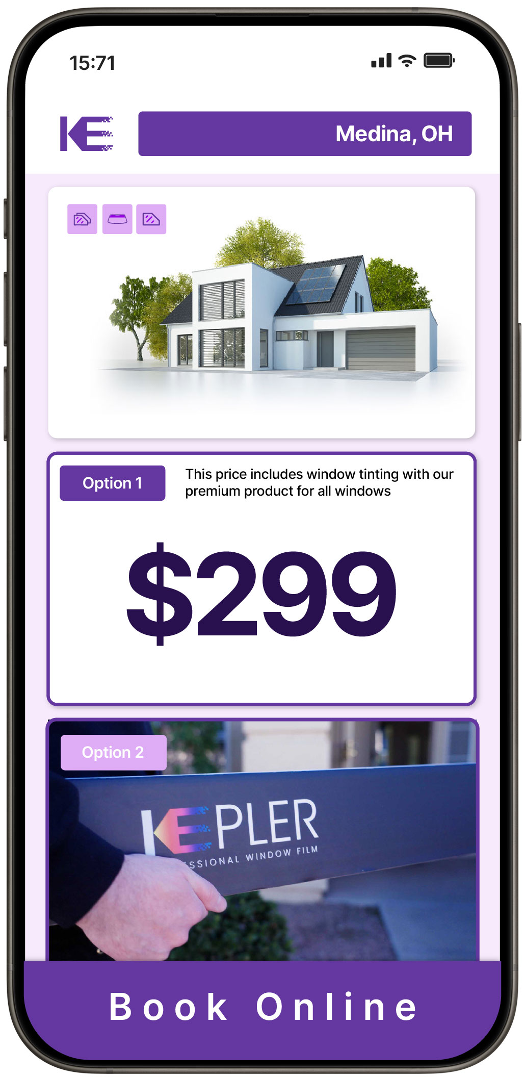 View Competitive Home Window Tinting Prices in Medina, Ohio