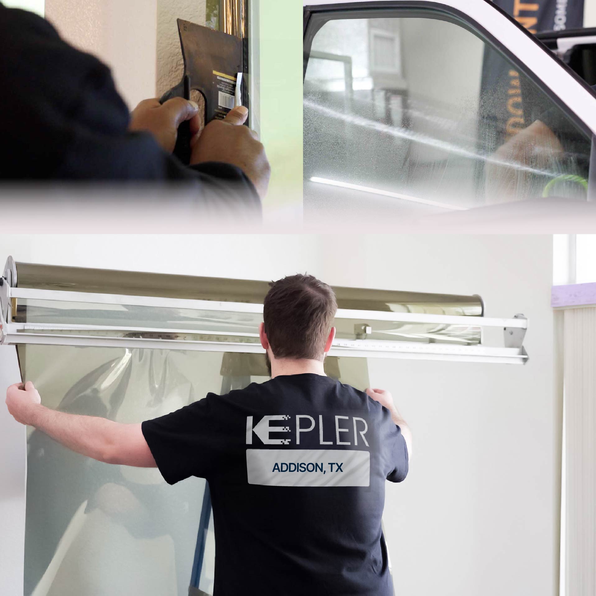 Kepler Specialist Installing Anti-Graffiti Film in Addison, Texas