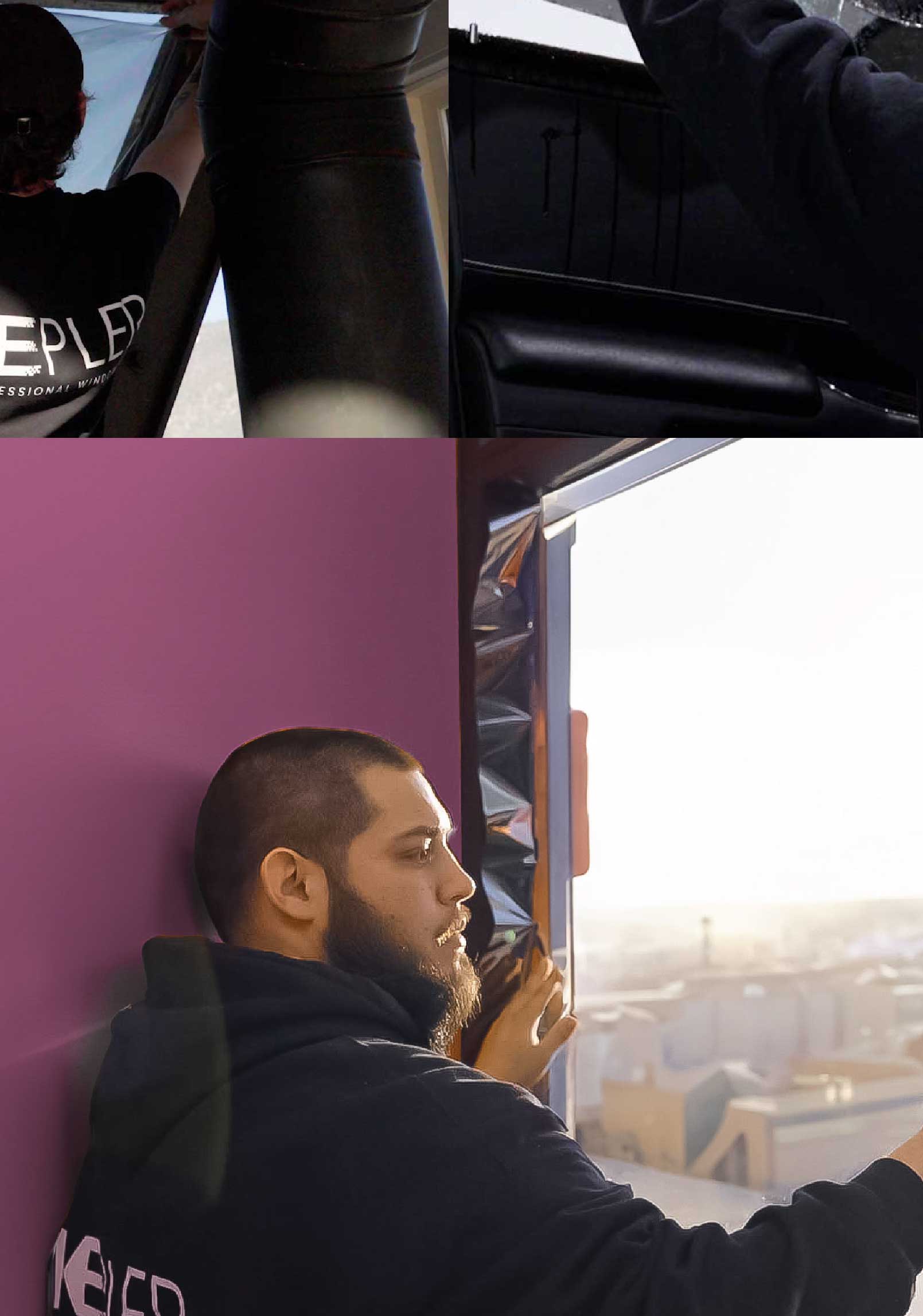 Kepler Specialist Installing Security Window Film in Long Beach California