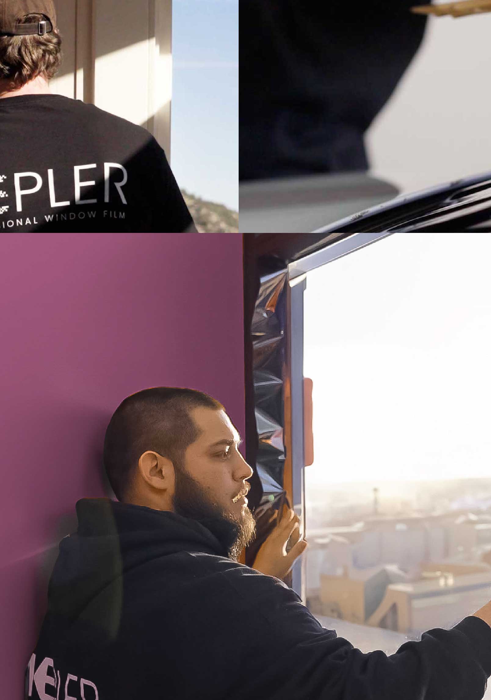 Kepler Specialist Installing Security Window Film in Duarte California