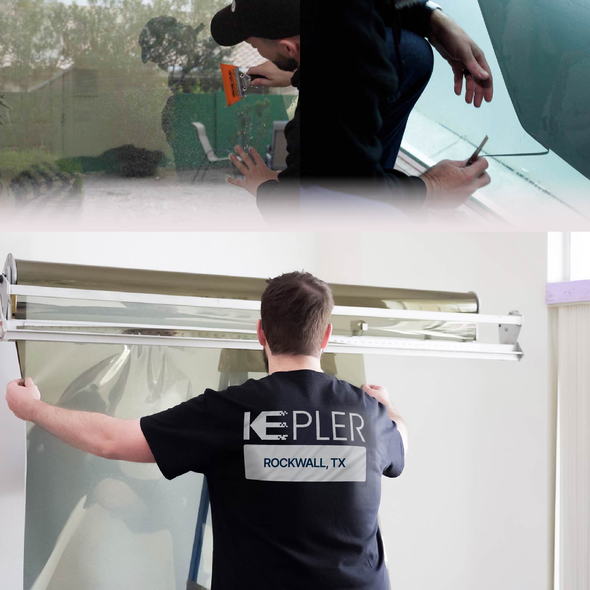 Kepler Specialist Installing Anti-Graffiti Film in Rockwall, Texas