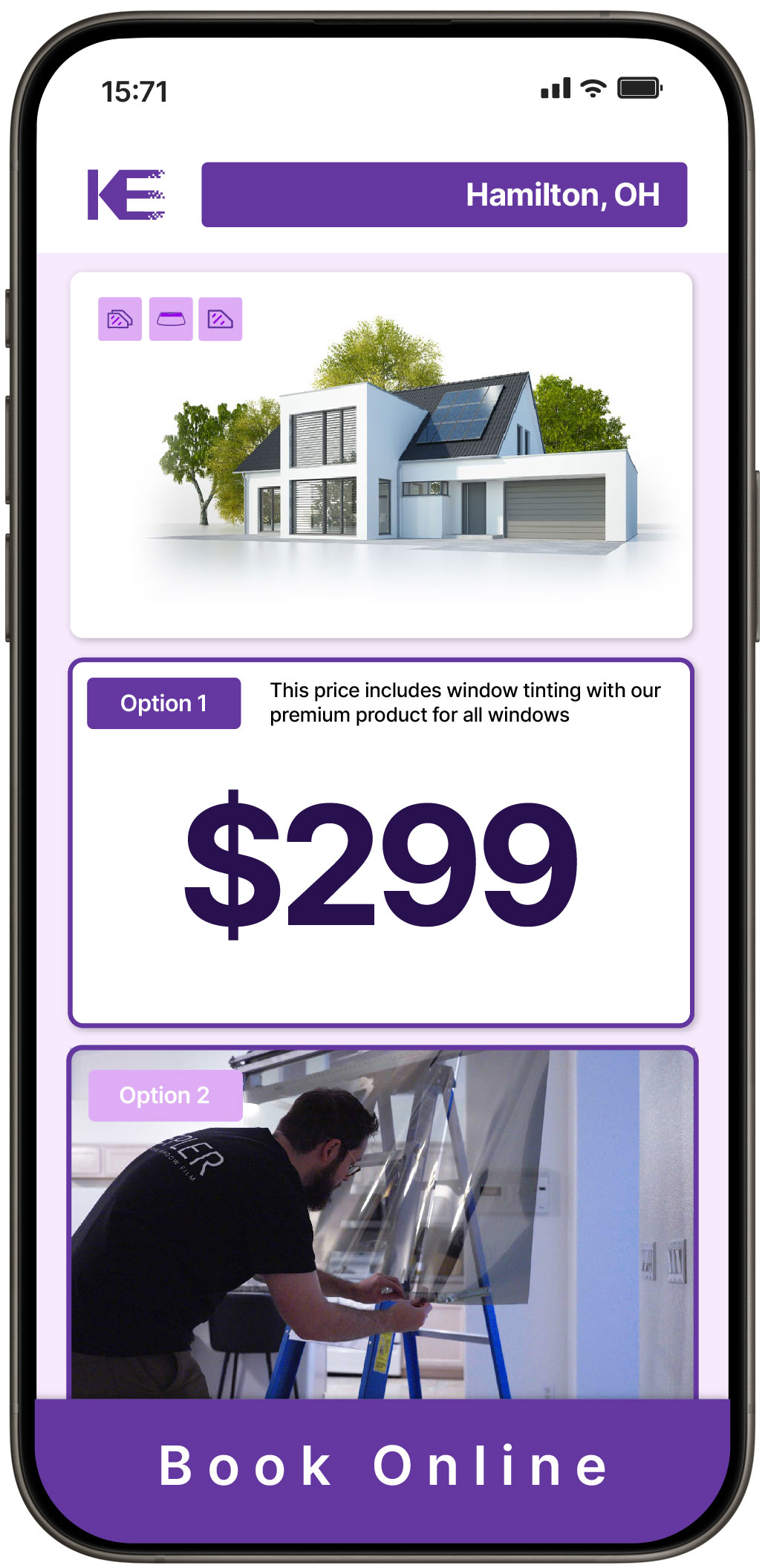 View Competitive Home Window Tinting Costs in Hamilton, Ohio