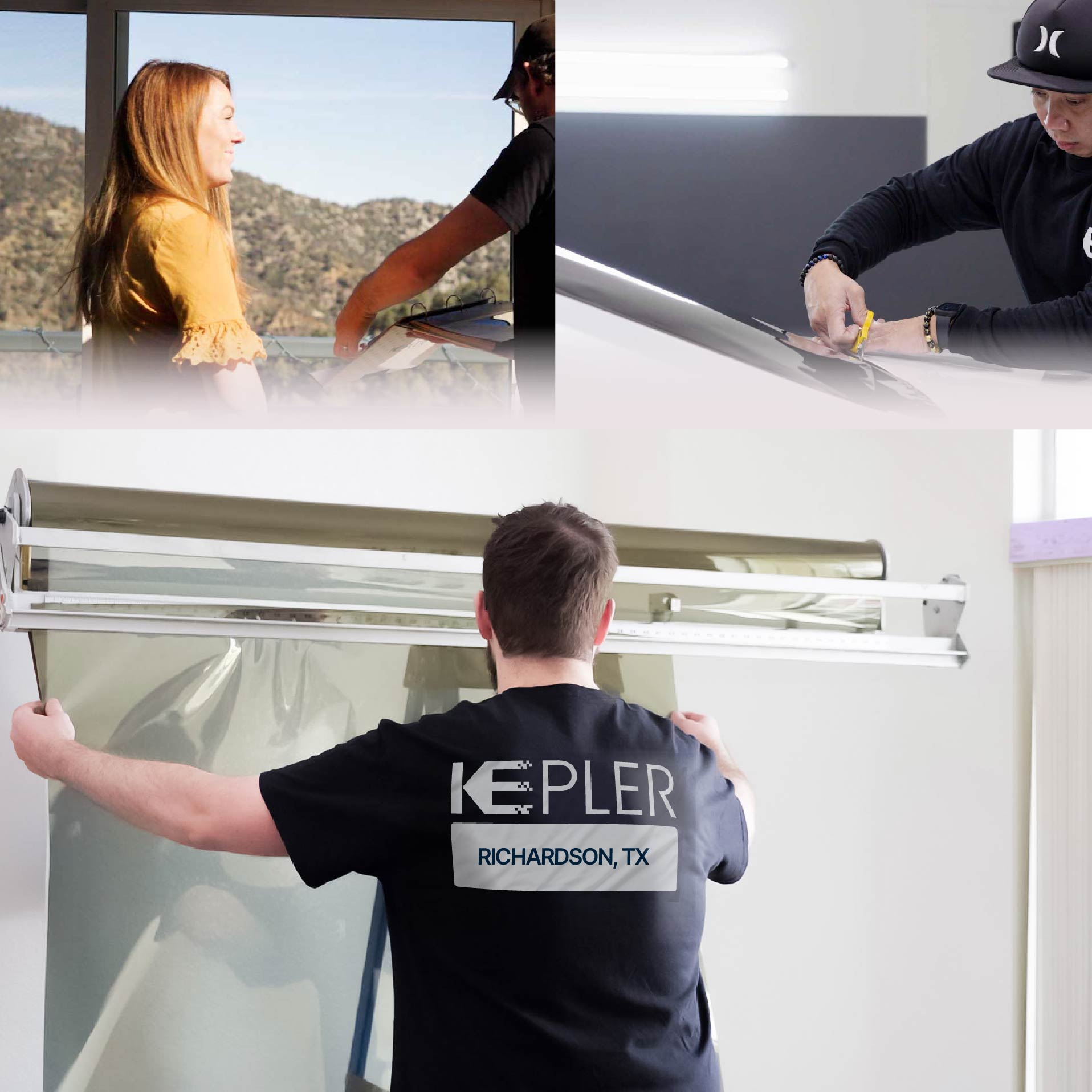 Kepler Specialist Installing Anti-Graffiti Film in Richardson, Texas