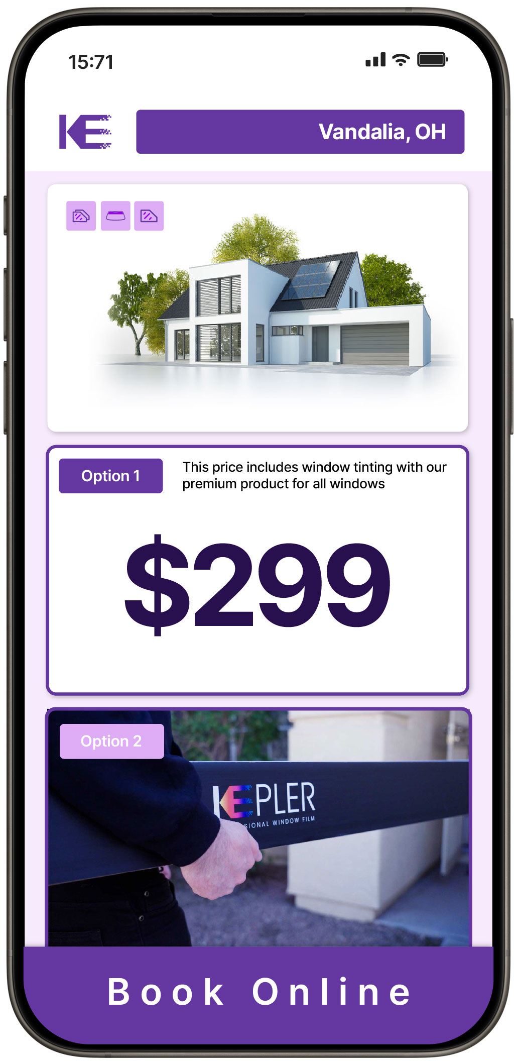 View Reasonable Home Window Tinting Prices in Vandalia, Ohio