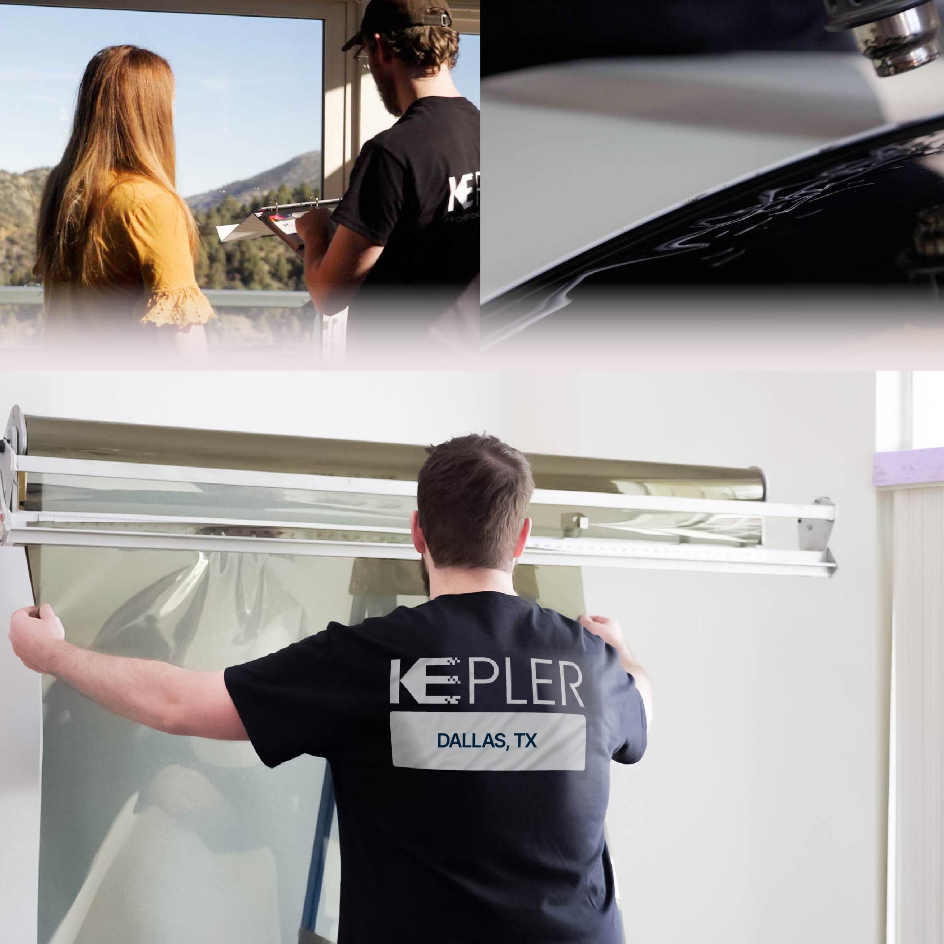 Kepler Specialist Installing Anti-Graffiti Film in Dallas, Texas
