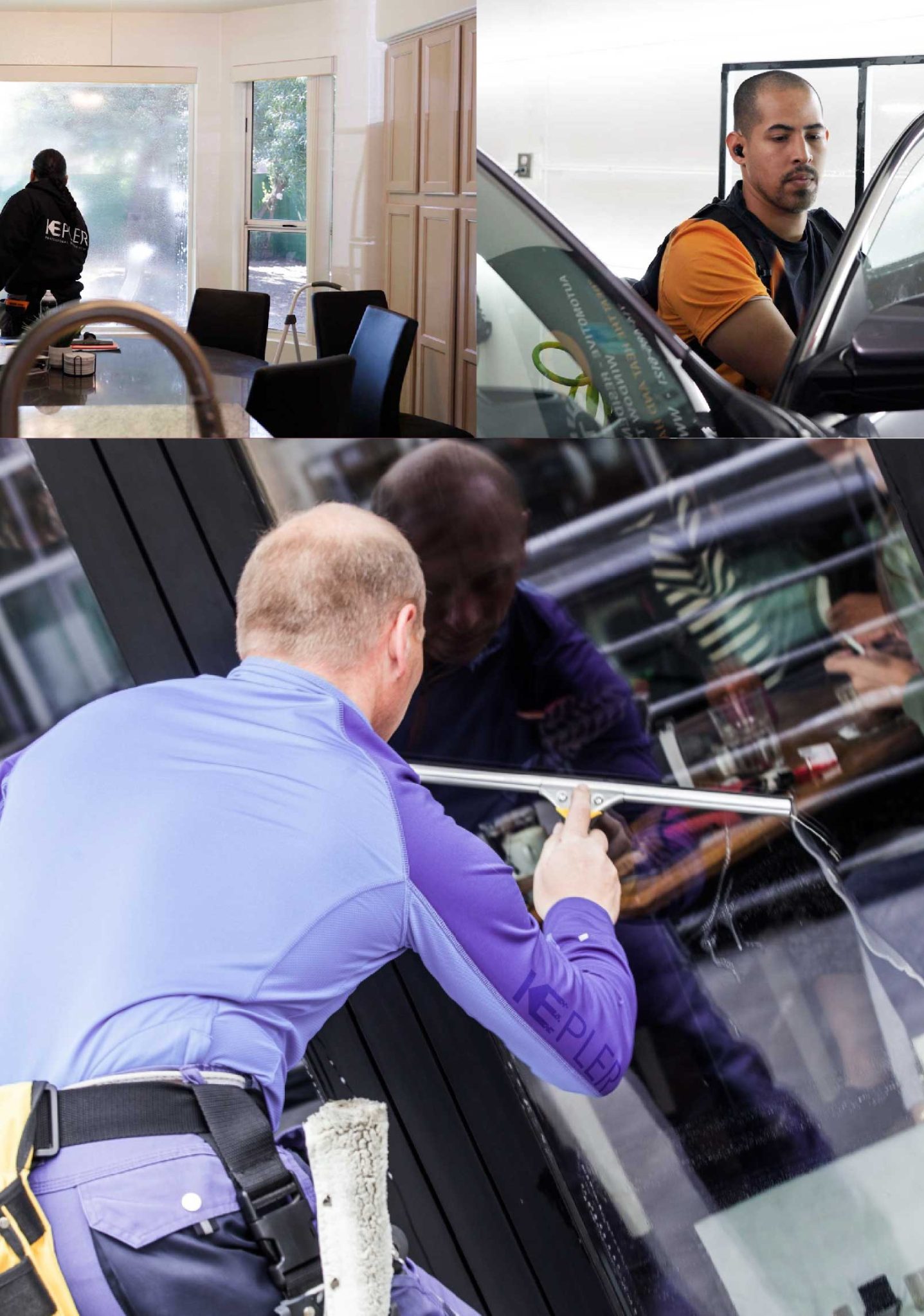 Kepler Skilled Applying Anti-Graffiti Window Film to a Mount Pleasant Shop Front