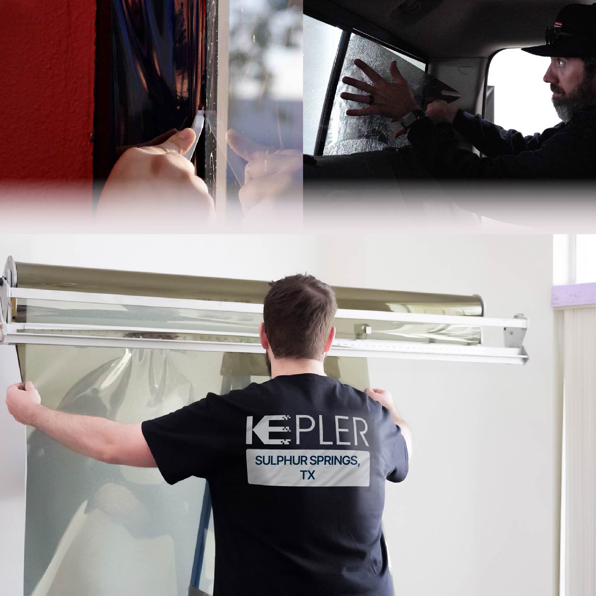 Kepler Specialist Installing Anti-Graffiti Film in Sulphur Springs, Texas