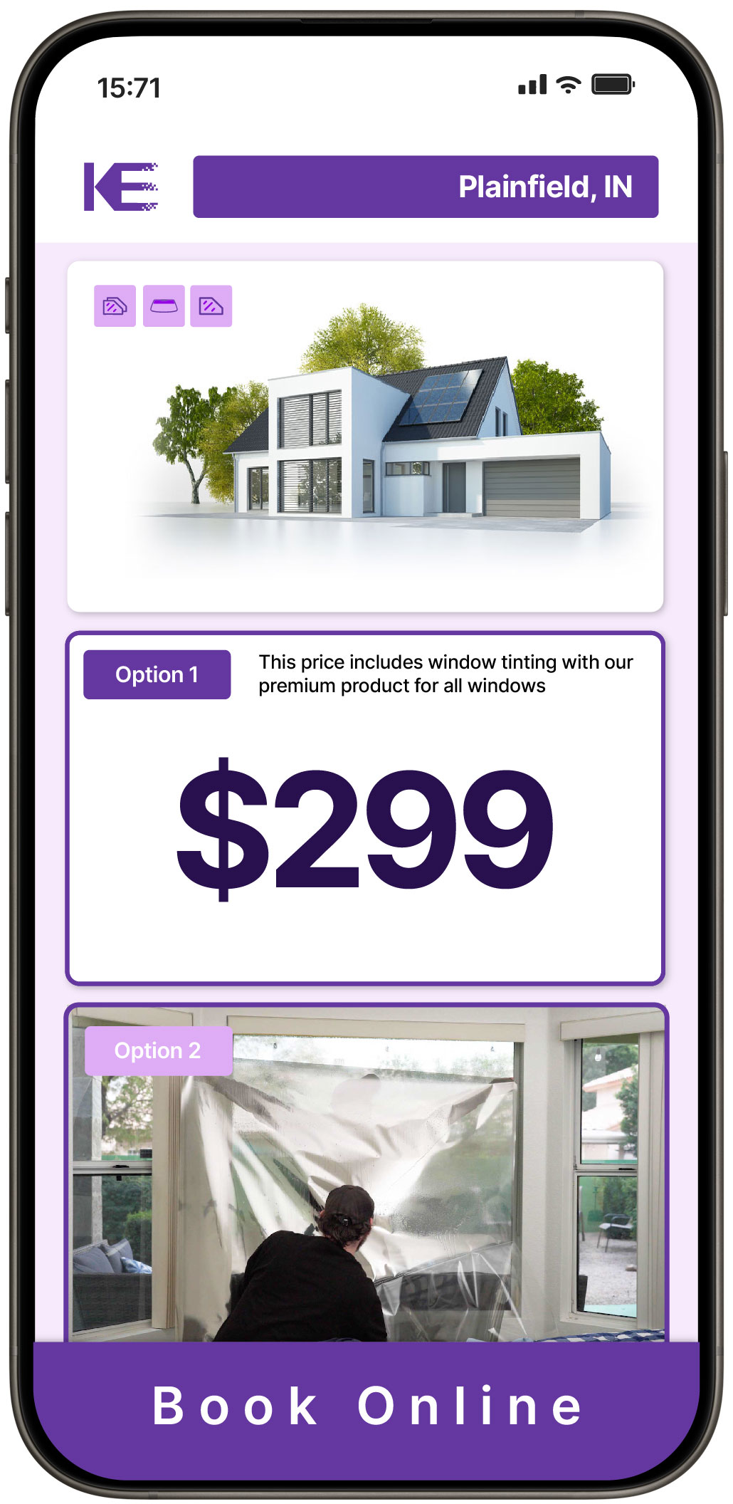 View Competitive Home Window Tinting Rates in Plainfield, Indiana