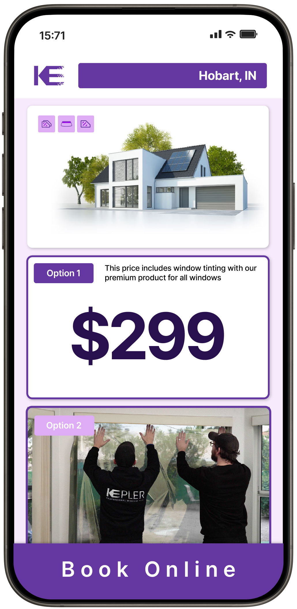 View Competitive Home Window Tinting Prices in Hobart, Indiana