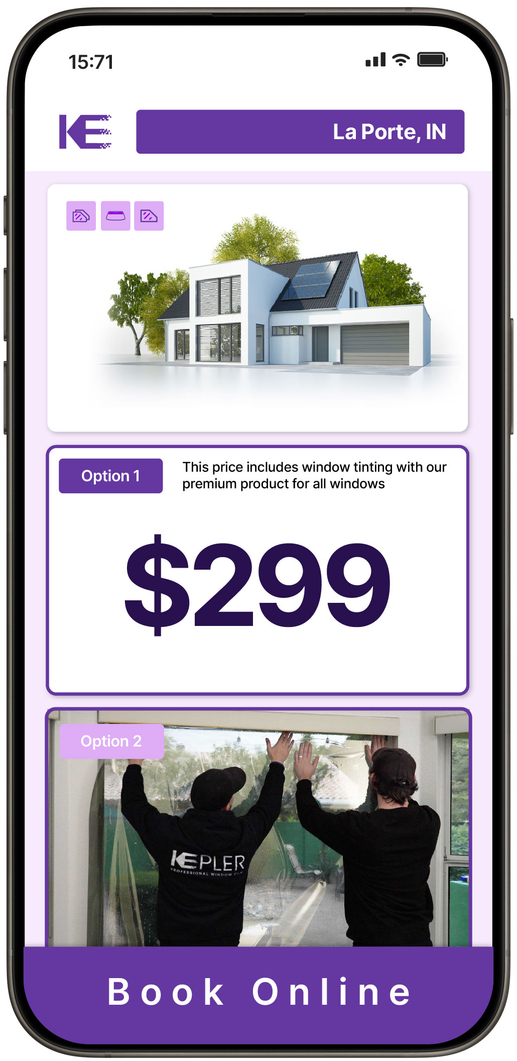 View Competitive Home Window Tinting Rates in La Porte, Indiana