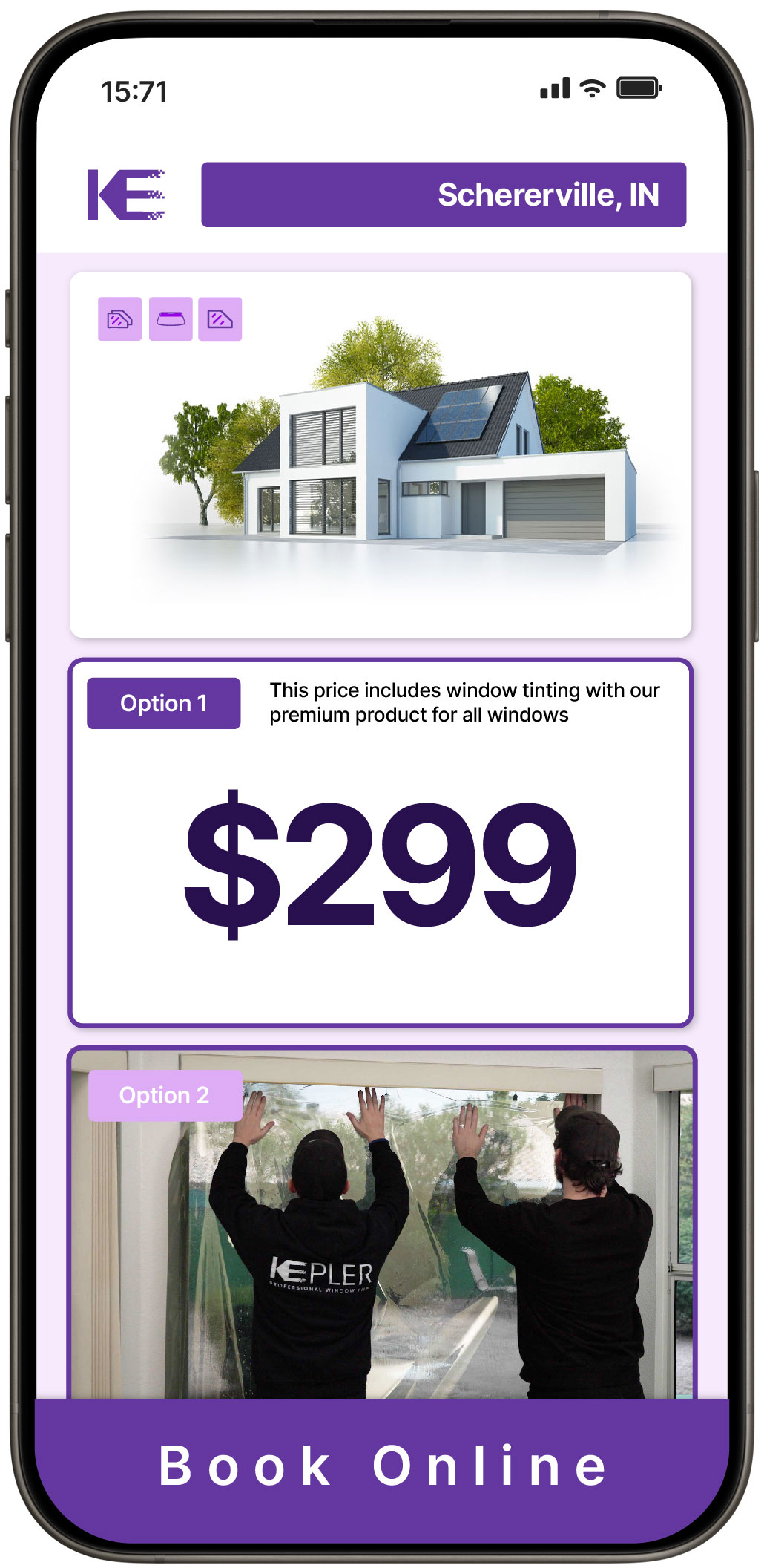 View Affordable Home Window Tinting Rates in Schererville, Indiana