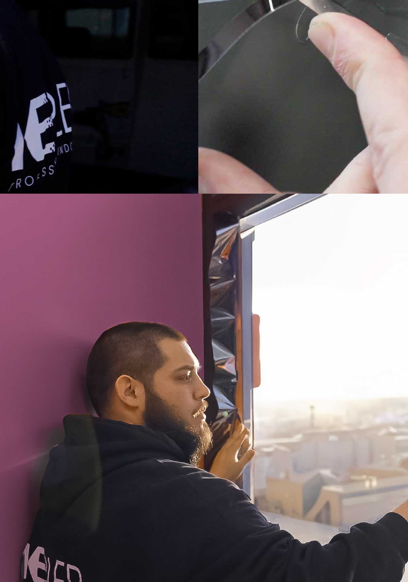 Kepler Specialist Installing Security Window Film in Ontario California
