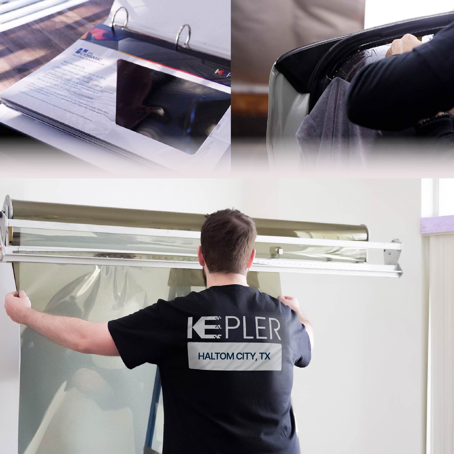 Kepler Specialist Installing Anti-Graffiti Film in Haltom City, Texas