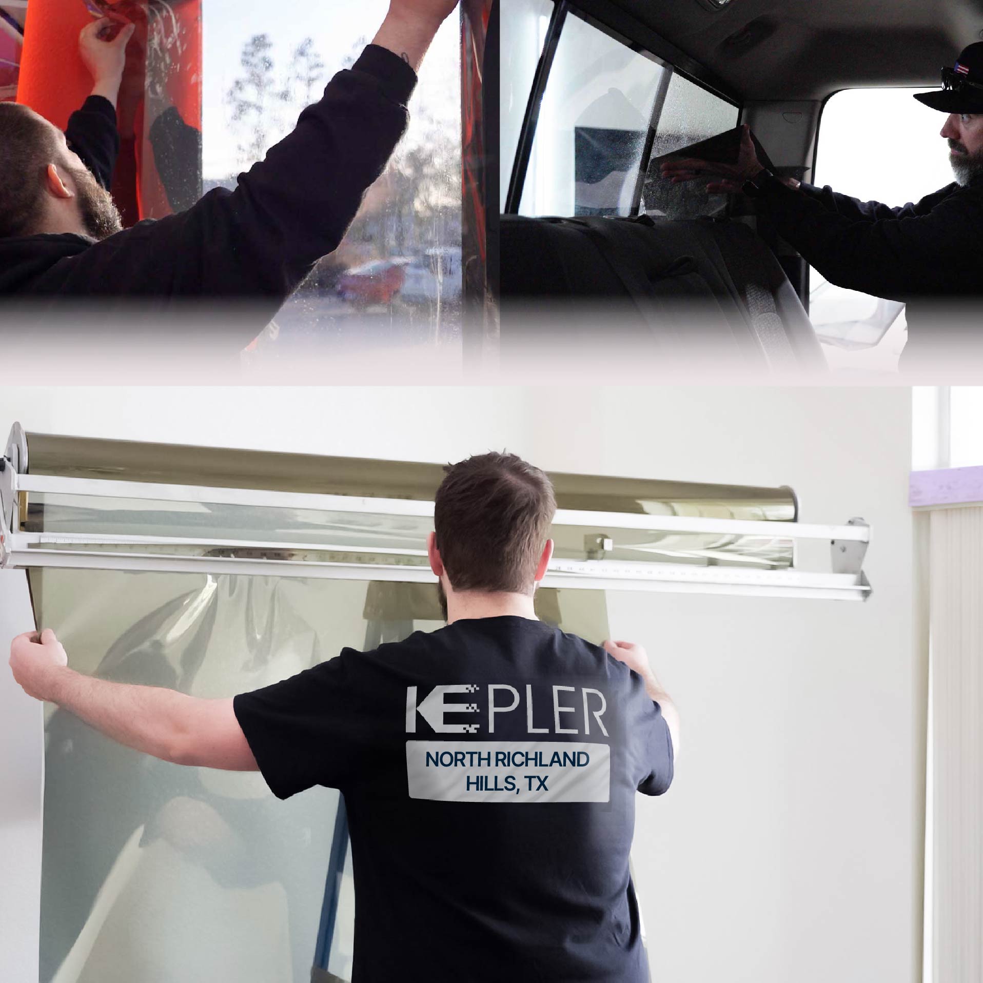 Kepler Specialist Installing Anti-Graffiti Film in North Richland Hills, Texas
