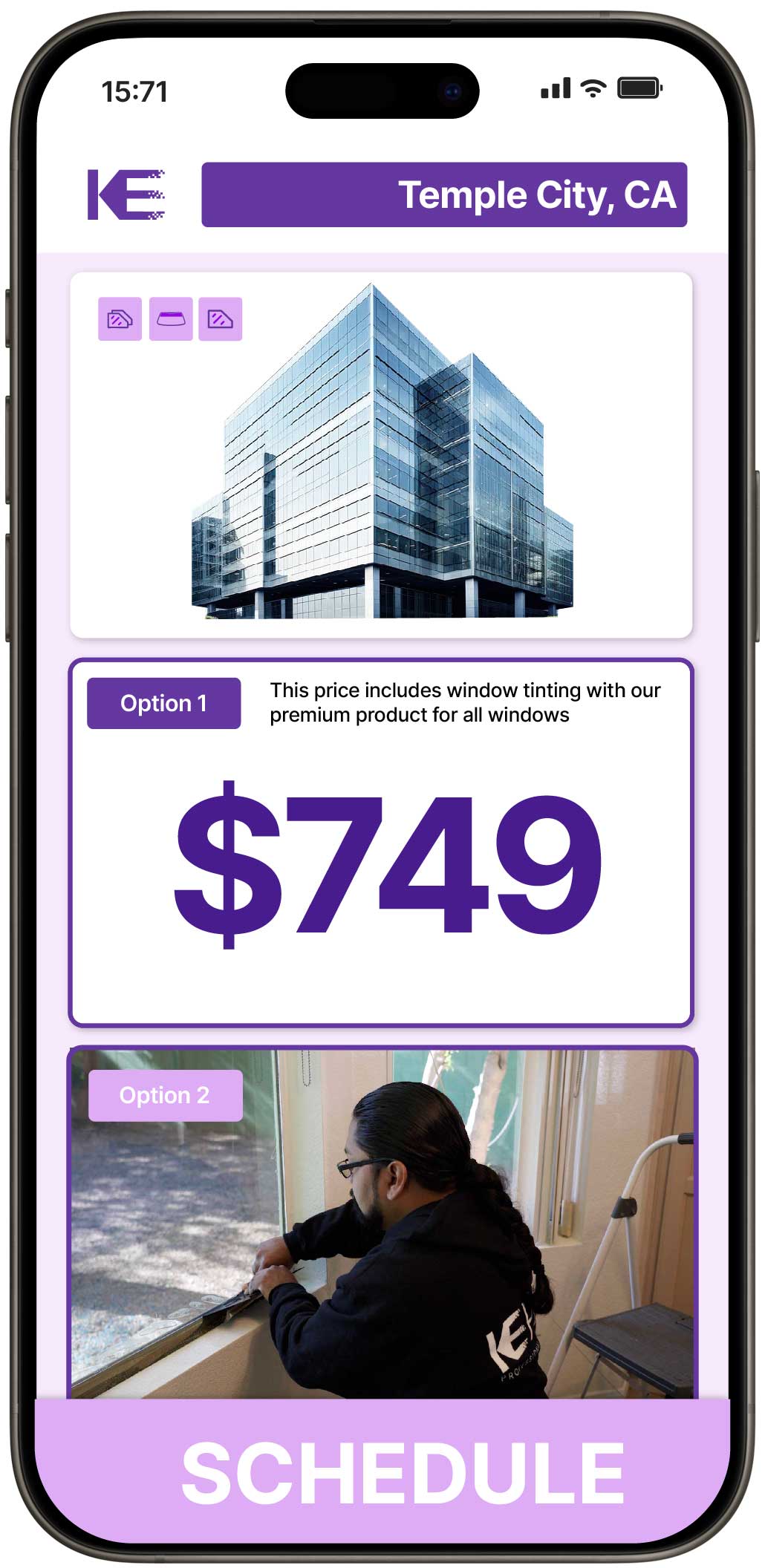 View Competitive Safety and Security Window Film Rates in Temple City, California