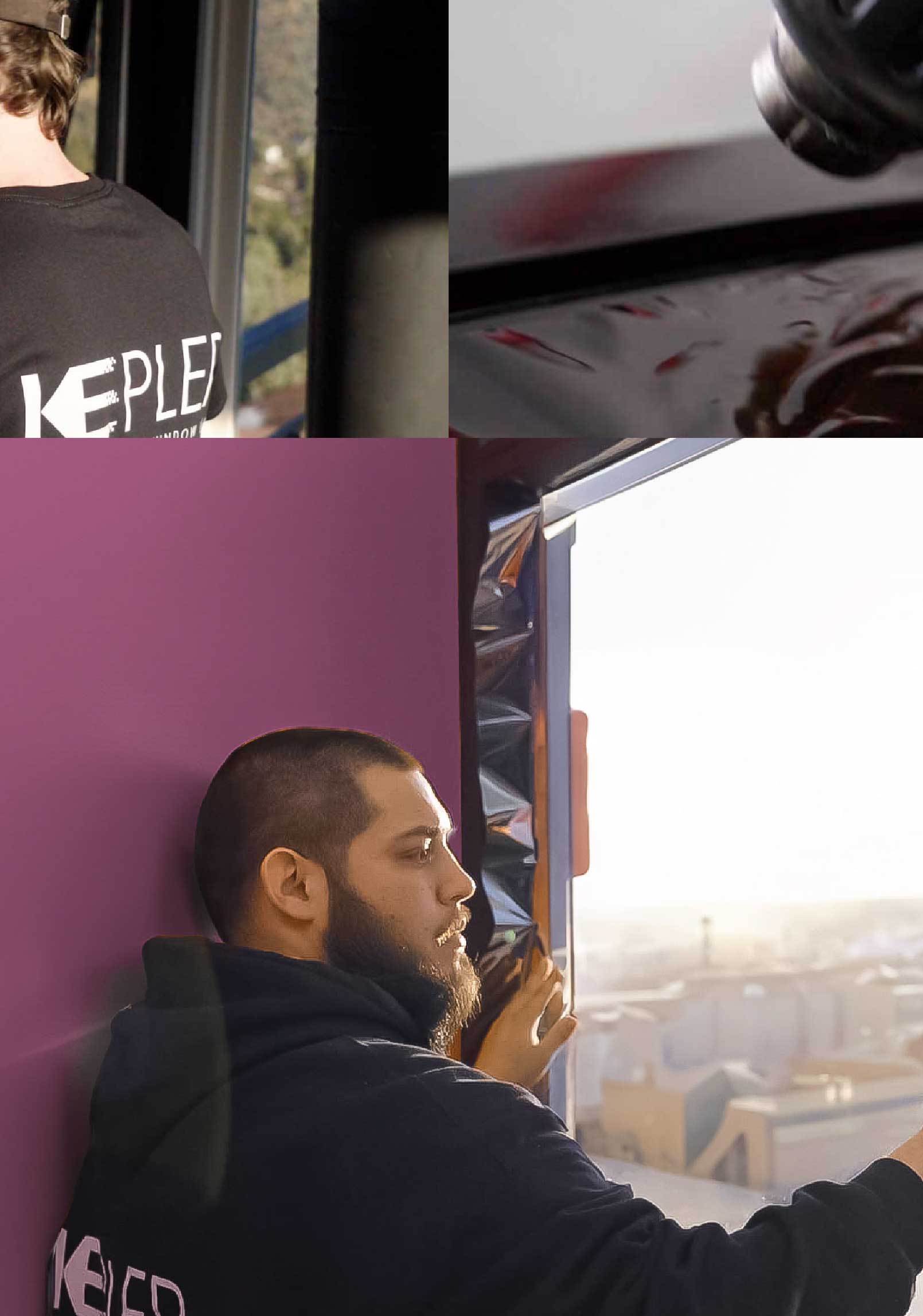 Kepler Specialist Installing Security Window Film in Fallbrook California
