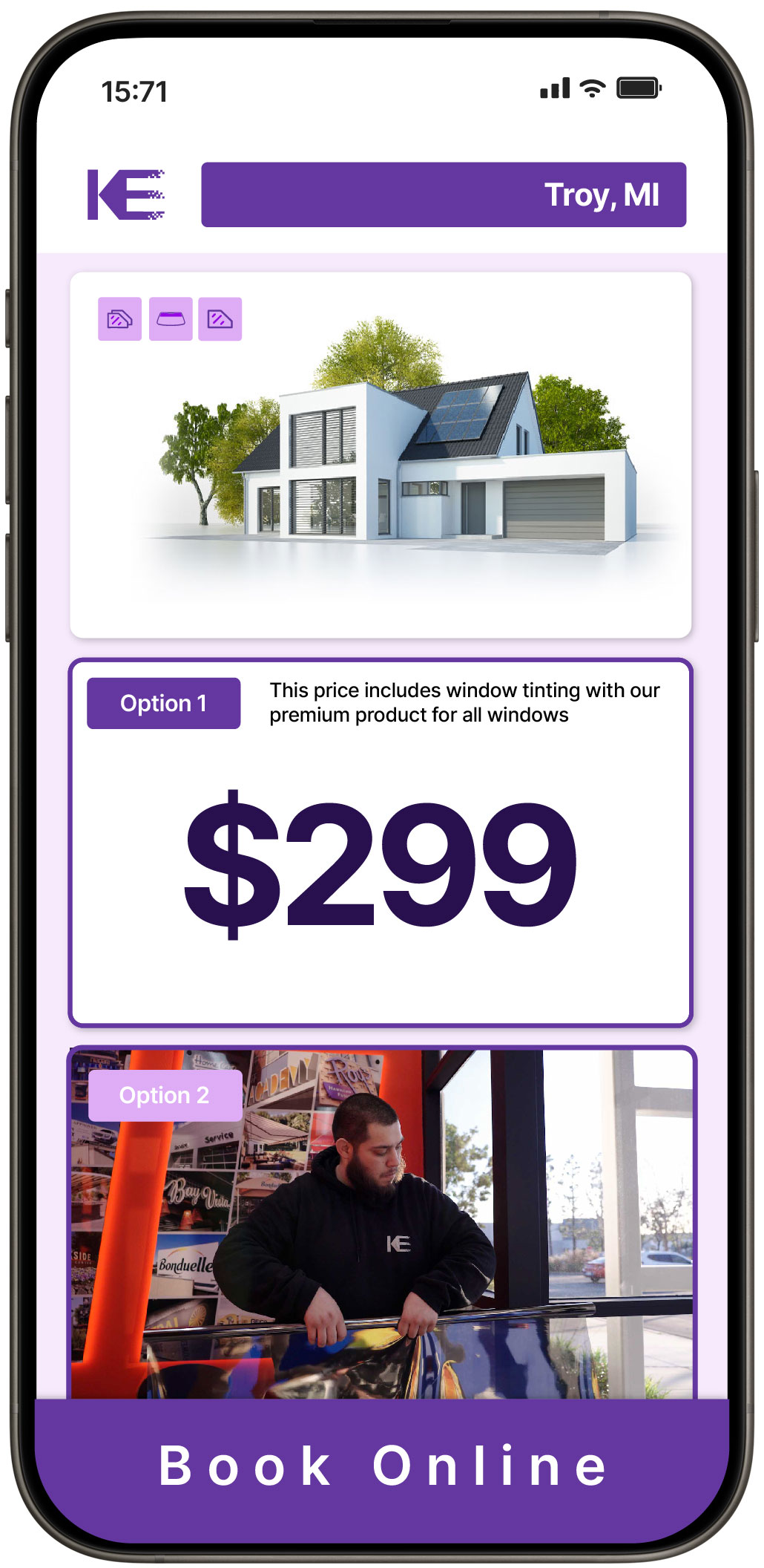 View Reasonable Home Window Tinting Prices in Troy, Michigan