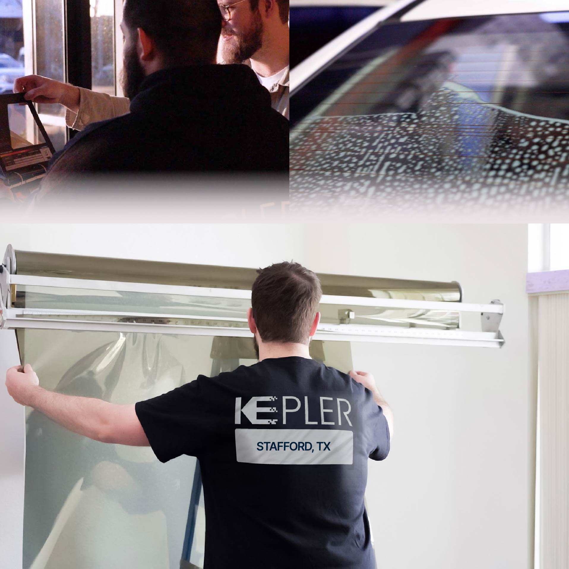 Kepler Specialist Installing Anti-Graffiti Film in Stafford, Texas