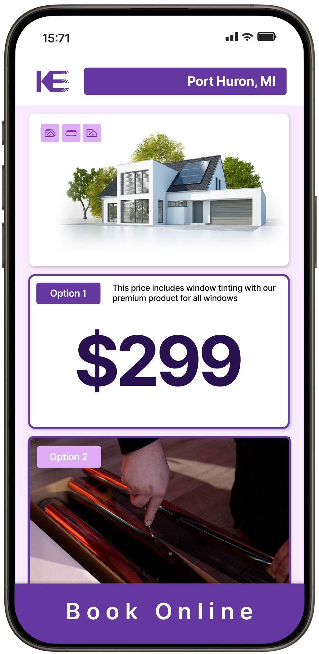 View Competitive Home Window Tinting Rates in Port Huron, Michigan