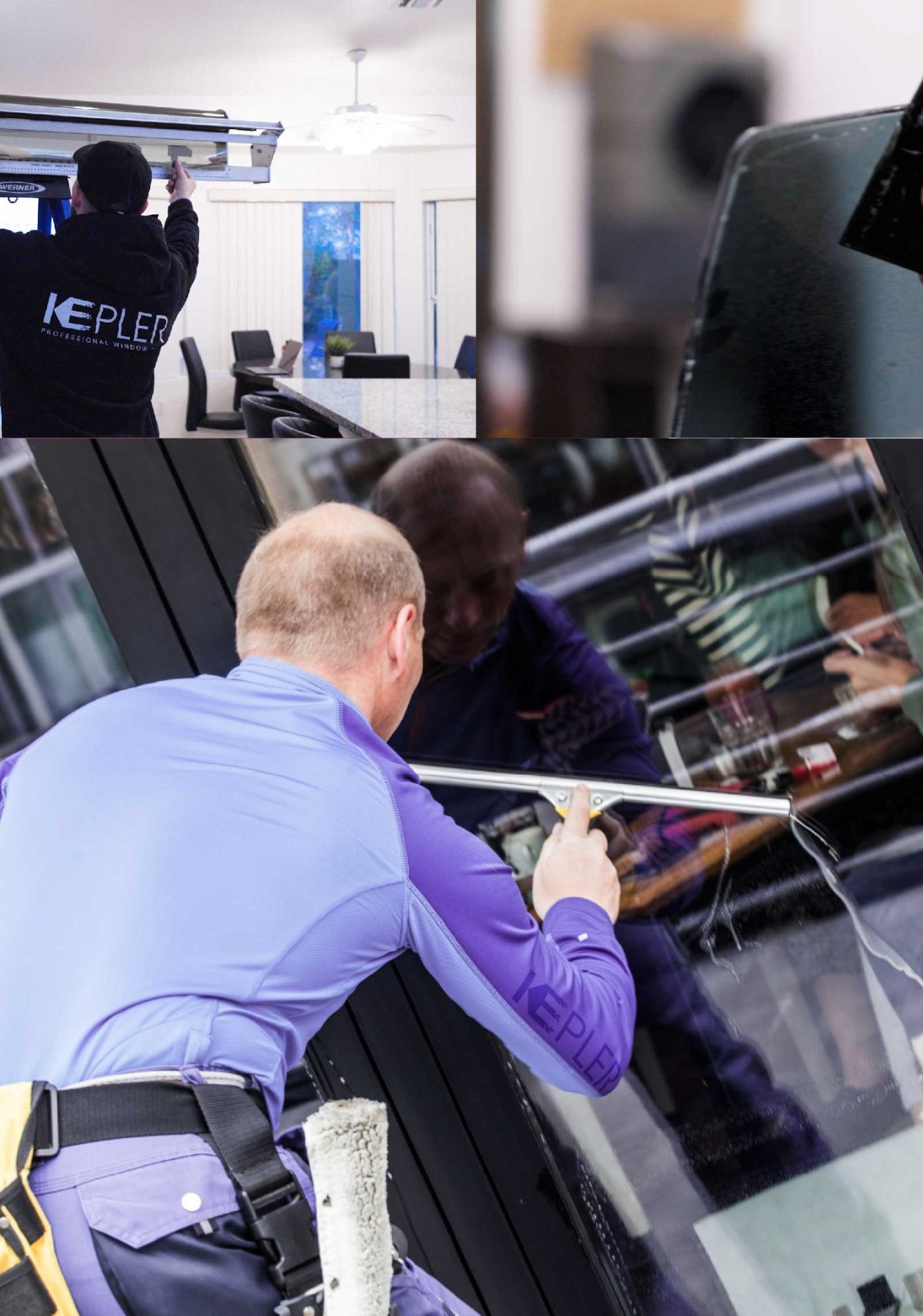 Kepler Expert Applying Anti-Graffiti Window Film to a Pasadena Shop Front