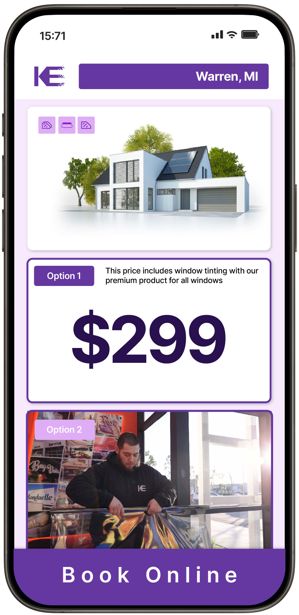 View Competitive Home Window Tinting Costs in Warren, Michigan