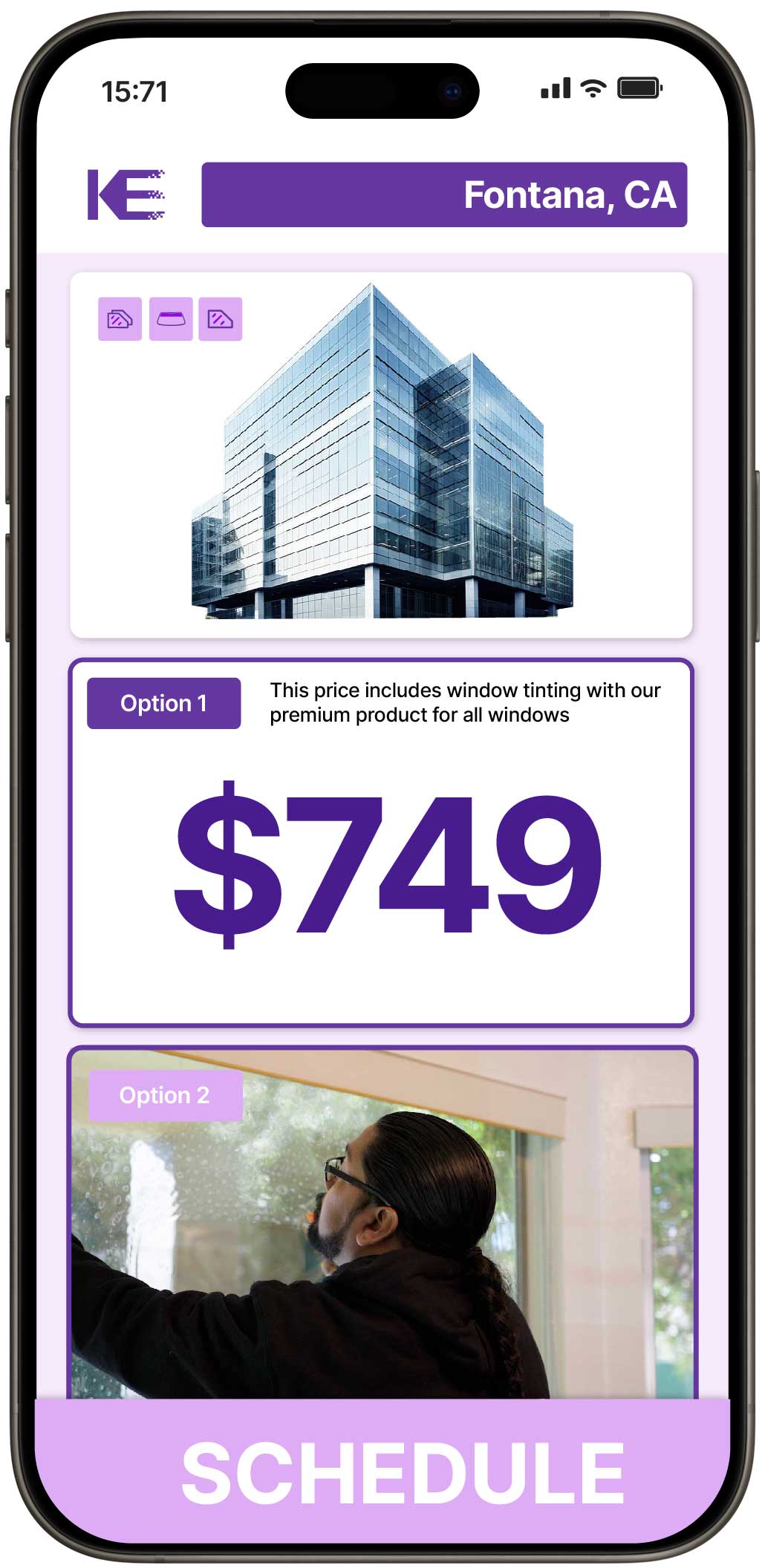 View Competitive Safety and Security Window Film Rates in Fontana, California