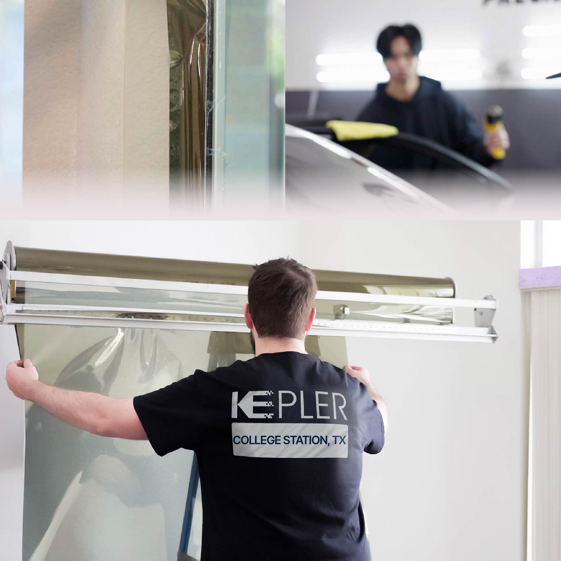 Kepler Specialist Installing Anti-Graffiti Film in College Station, Texas