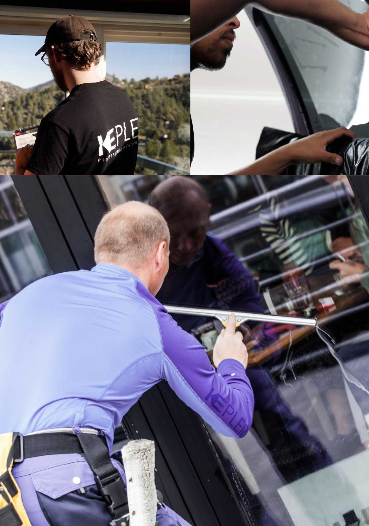 Kepler Expert Applying Anti-Graffiti Window Film to a Victoria Shop Front