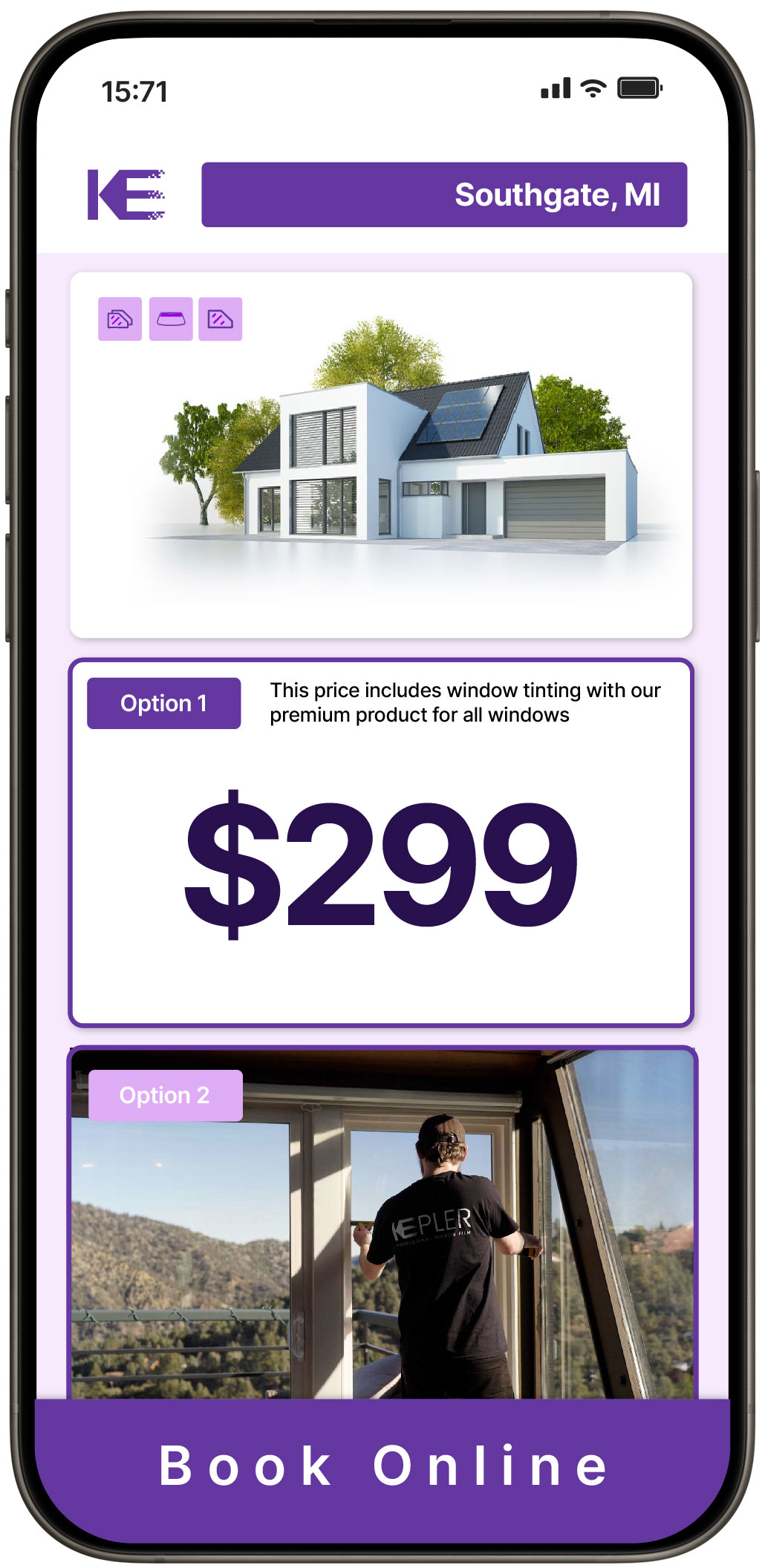 View Competitive Home Window Tinting Rates in Southgate, Michigan