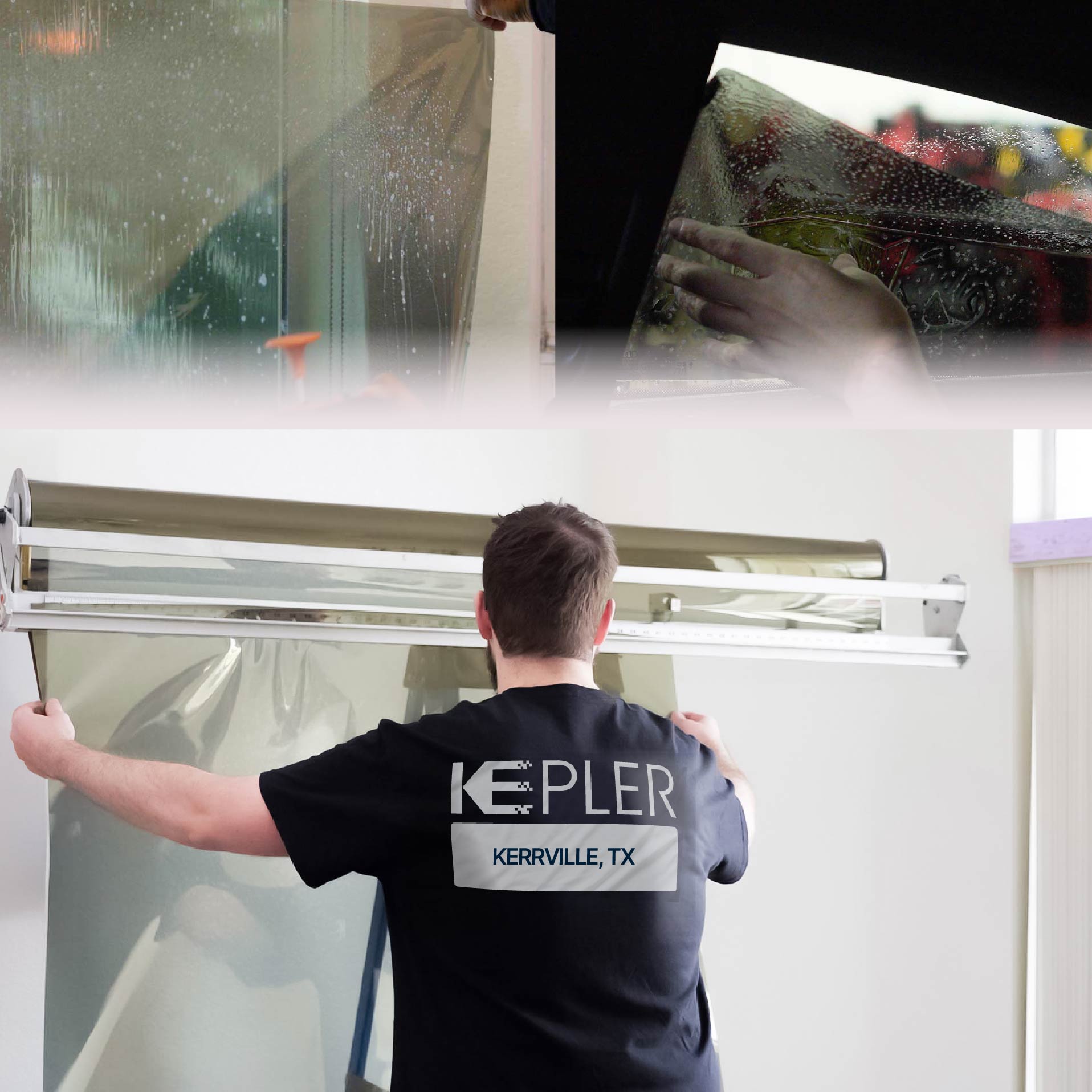 Kepler Specialist Installing Anti-Graffiti Film in Kerrville, Texas