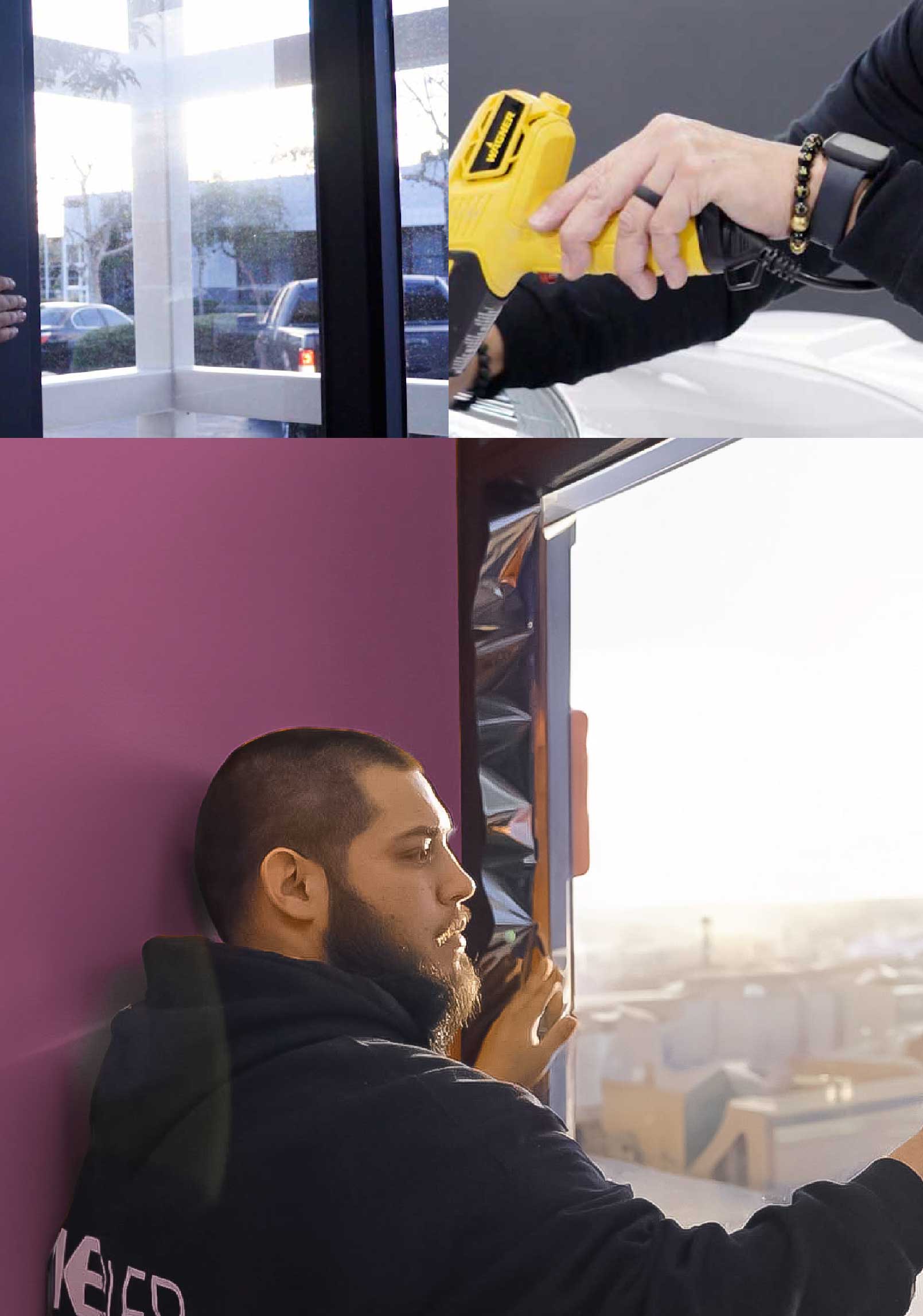 Kepler Specialist Installing Security Window Film in Yucaipa California
