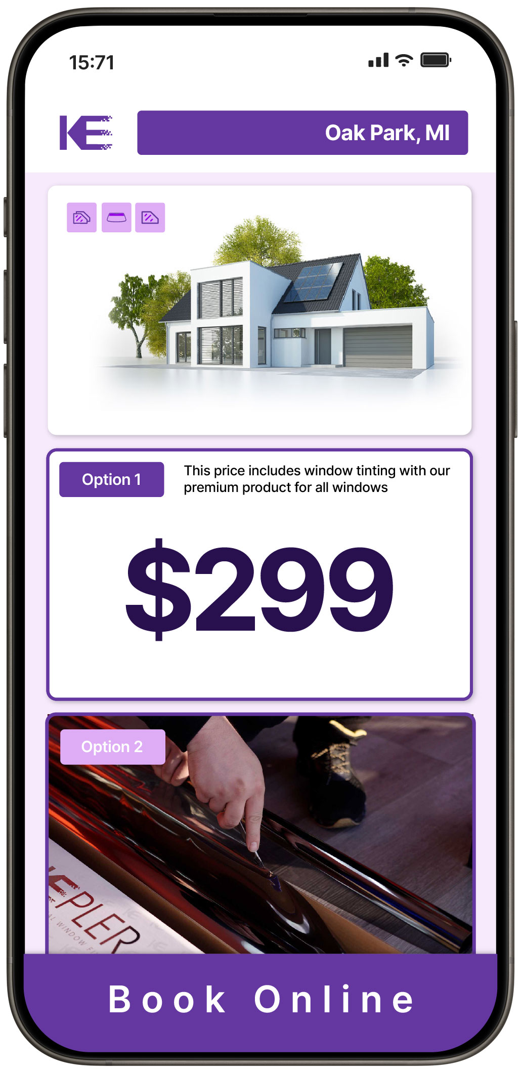 View Affordable Home Window Tinting Prices in Oak Park, Michigan