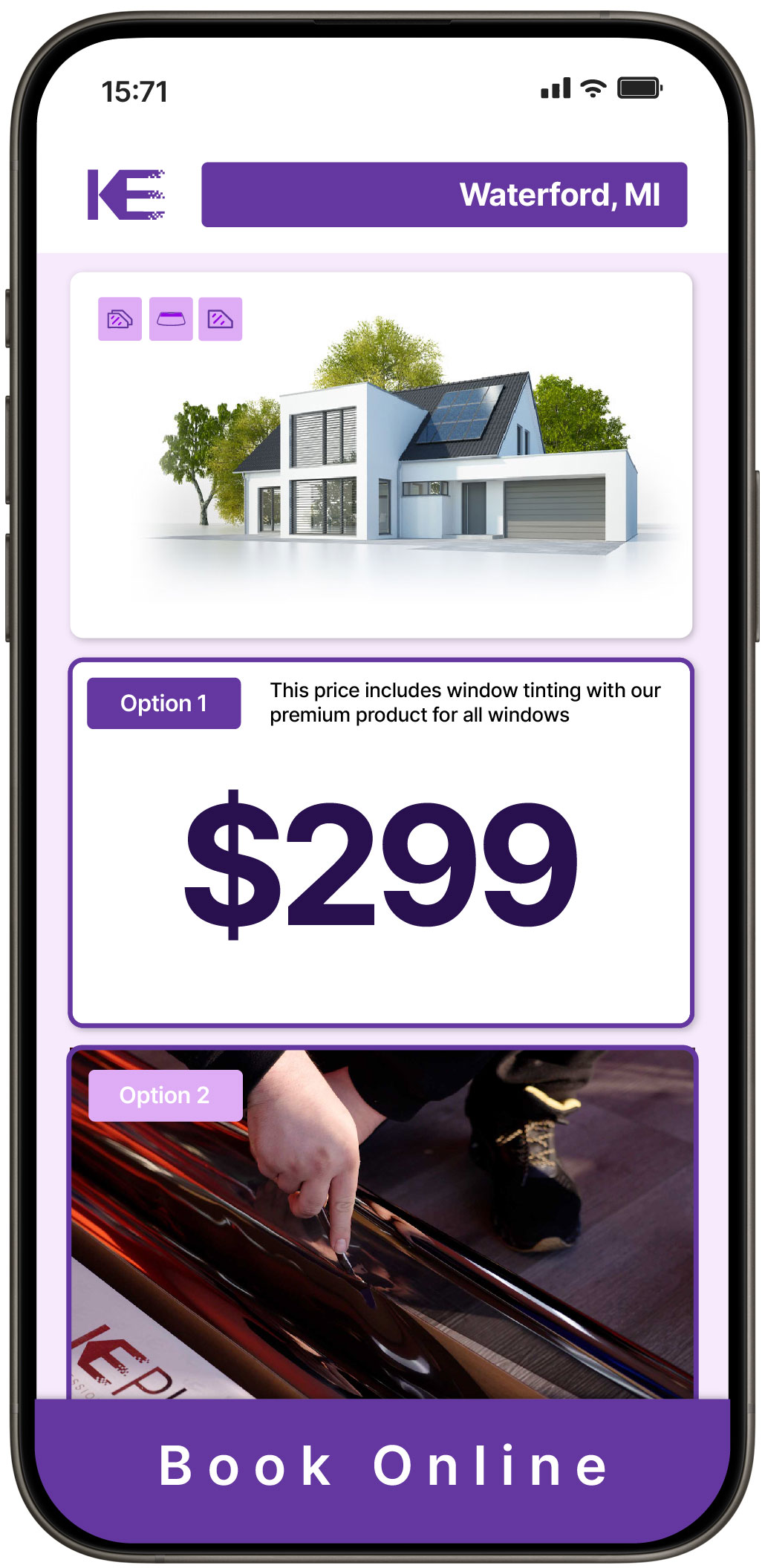 View Competitive Home Window Tinting Prices in Waterford, Michigan