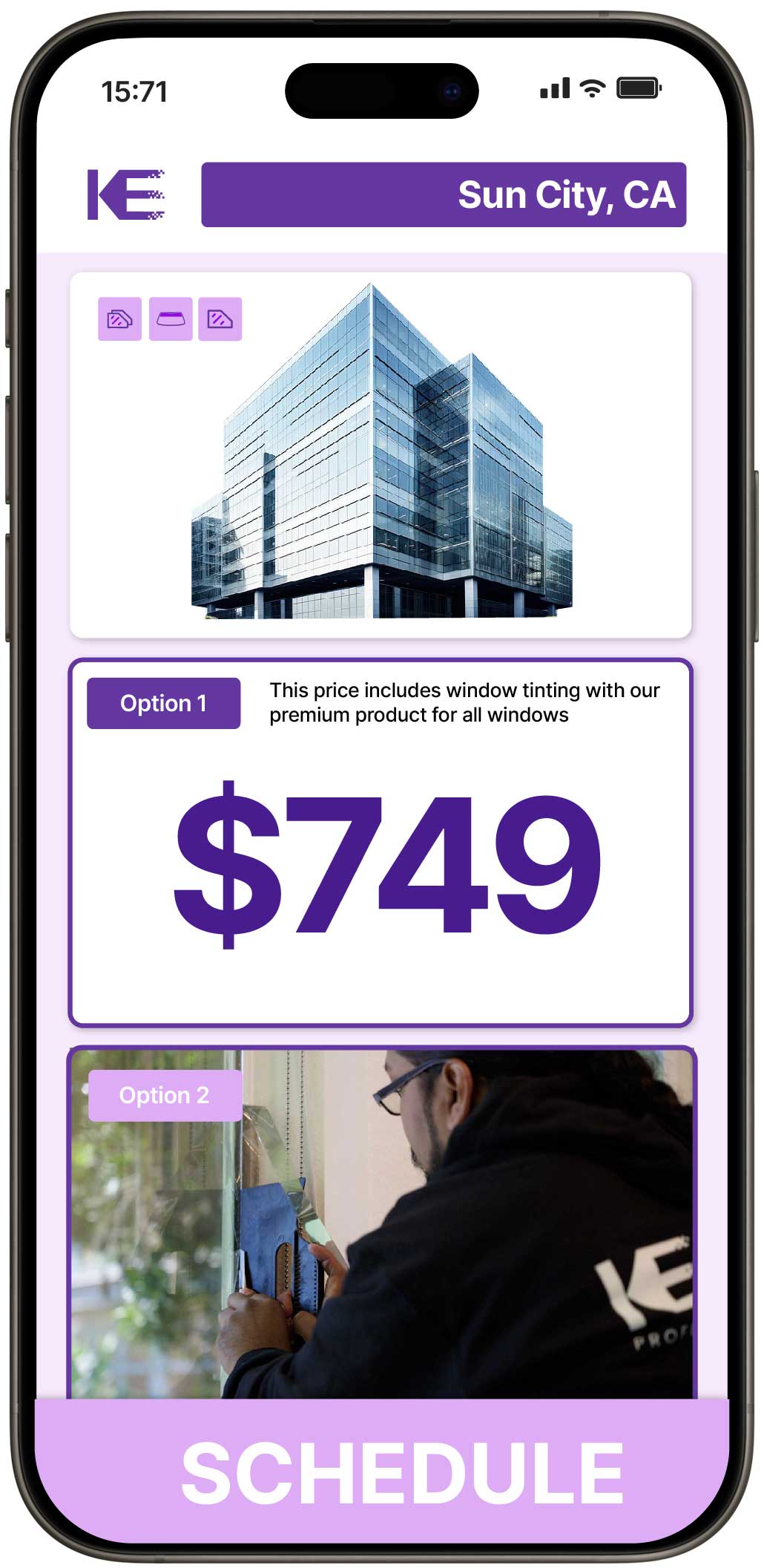 View Affordable Safety and Security Window Film Rates in Sun City, California