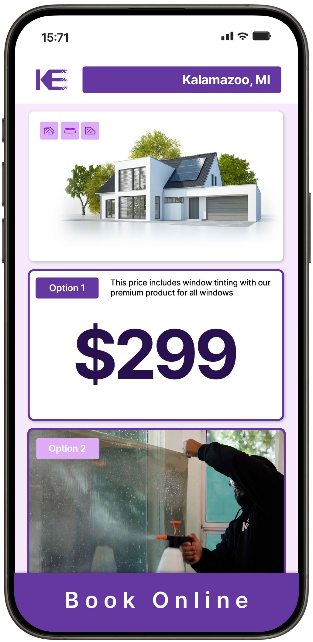View Competitive Home Window Tinting Costs in Kalamazoo, Michigan