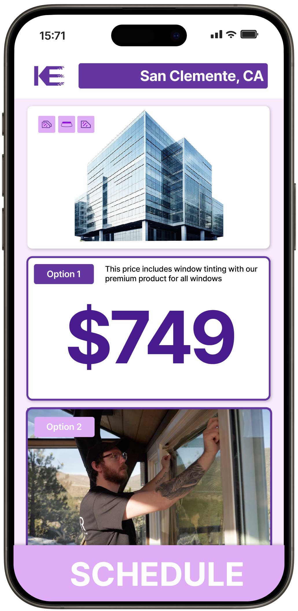 View Competitive Safety and Security Window Film Costs in San Clemente, California