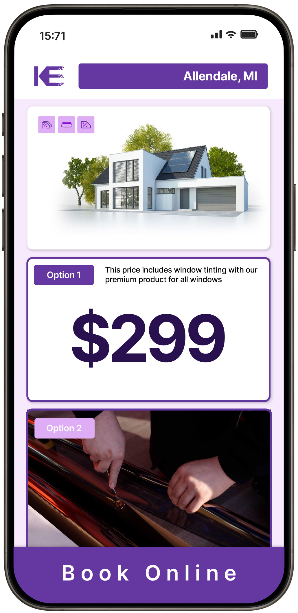 View Reasonable Home Window Tinting Prices in Allendale, Michigan