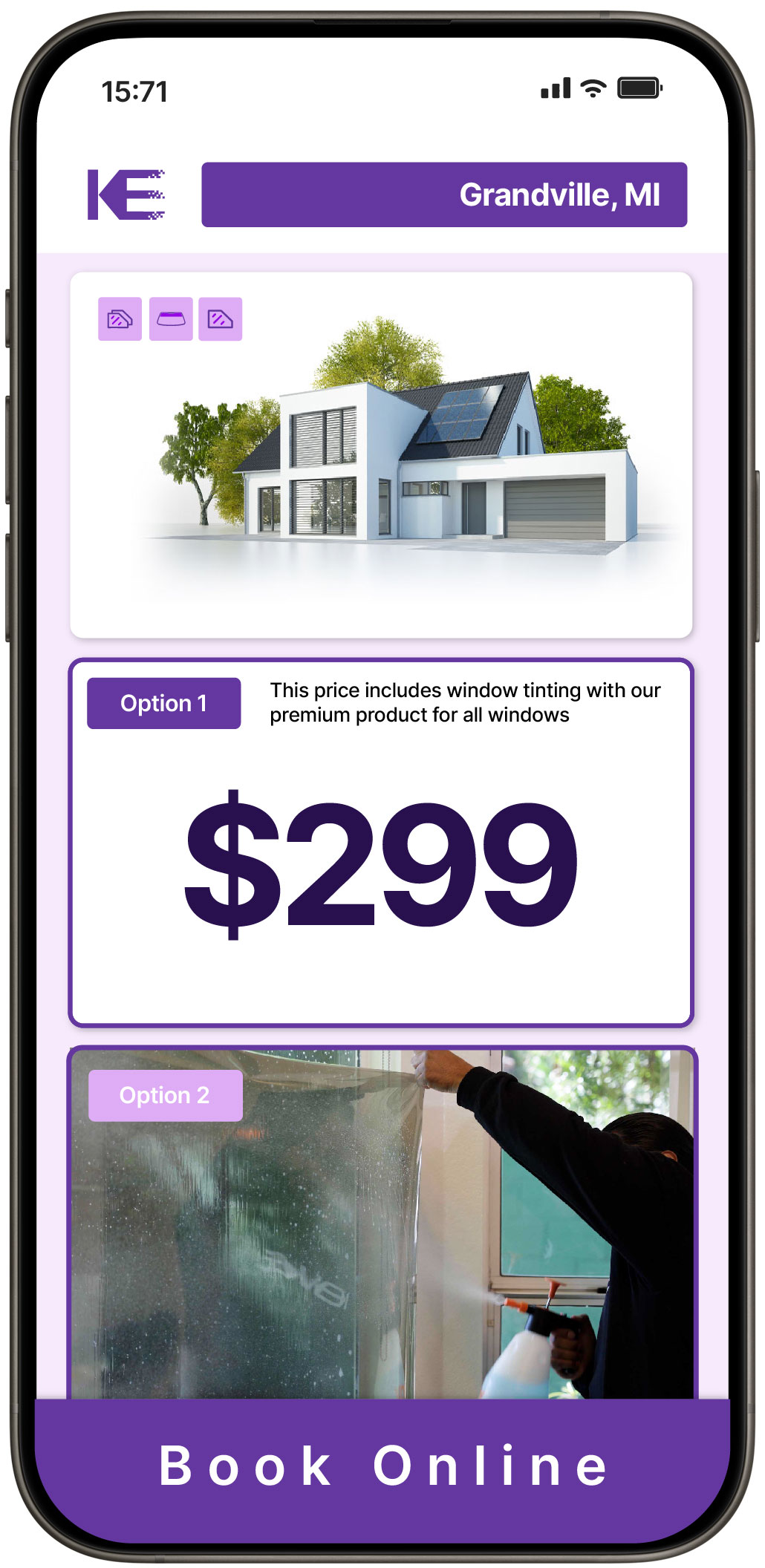 View Reasonable Home Window Tinting Costs in Grandville, Michigan